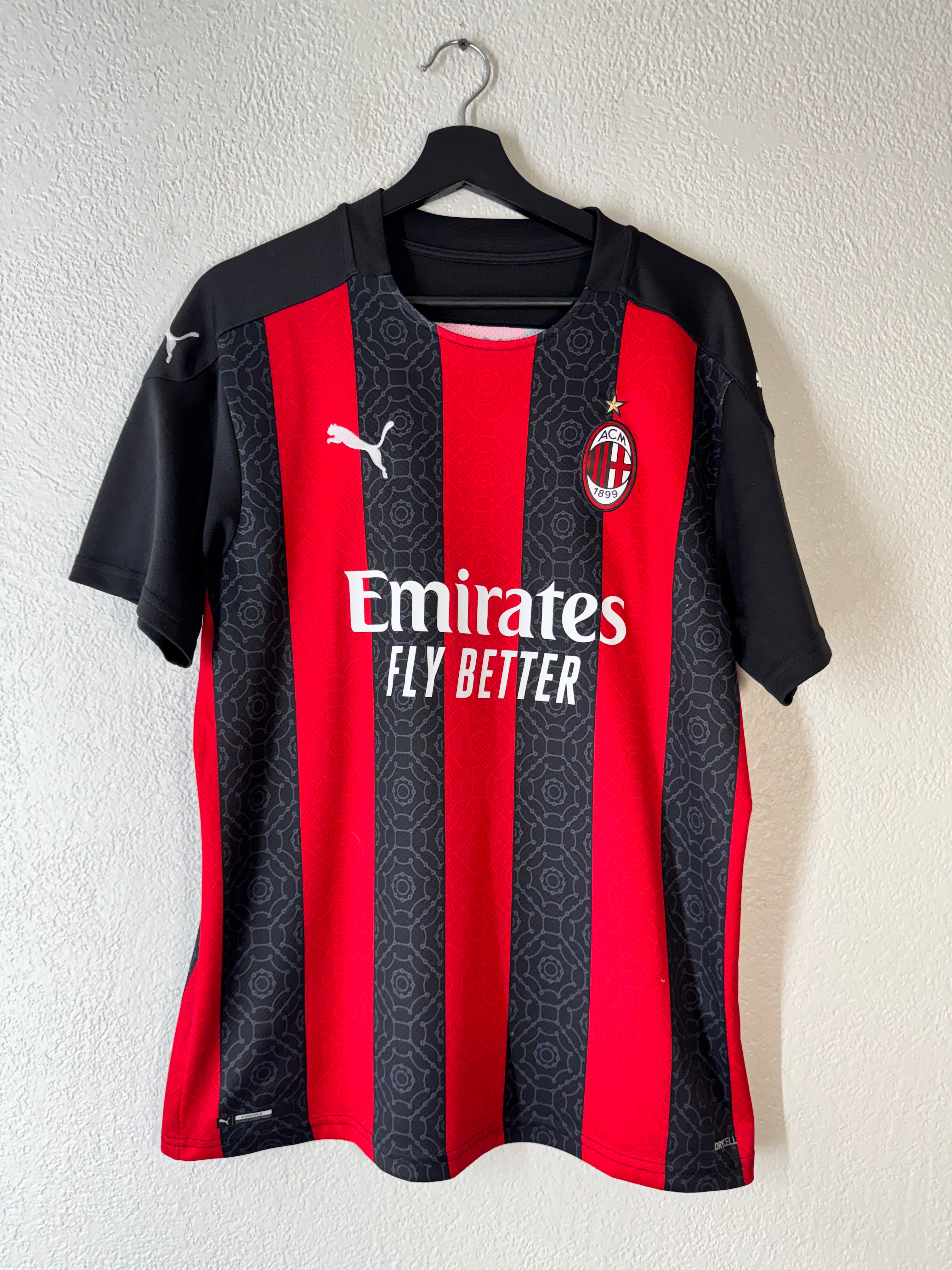 Ac Milan Puma 2020/21 Tonali Jersey Size Large
