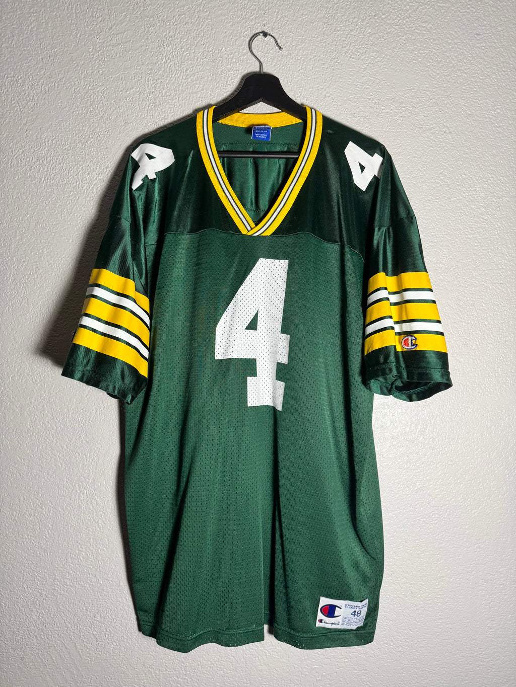 Vintage Greenbay Packers Favre Jersey Size 48 XL