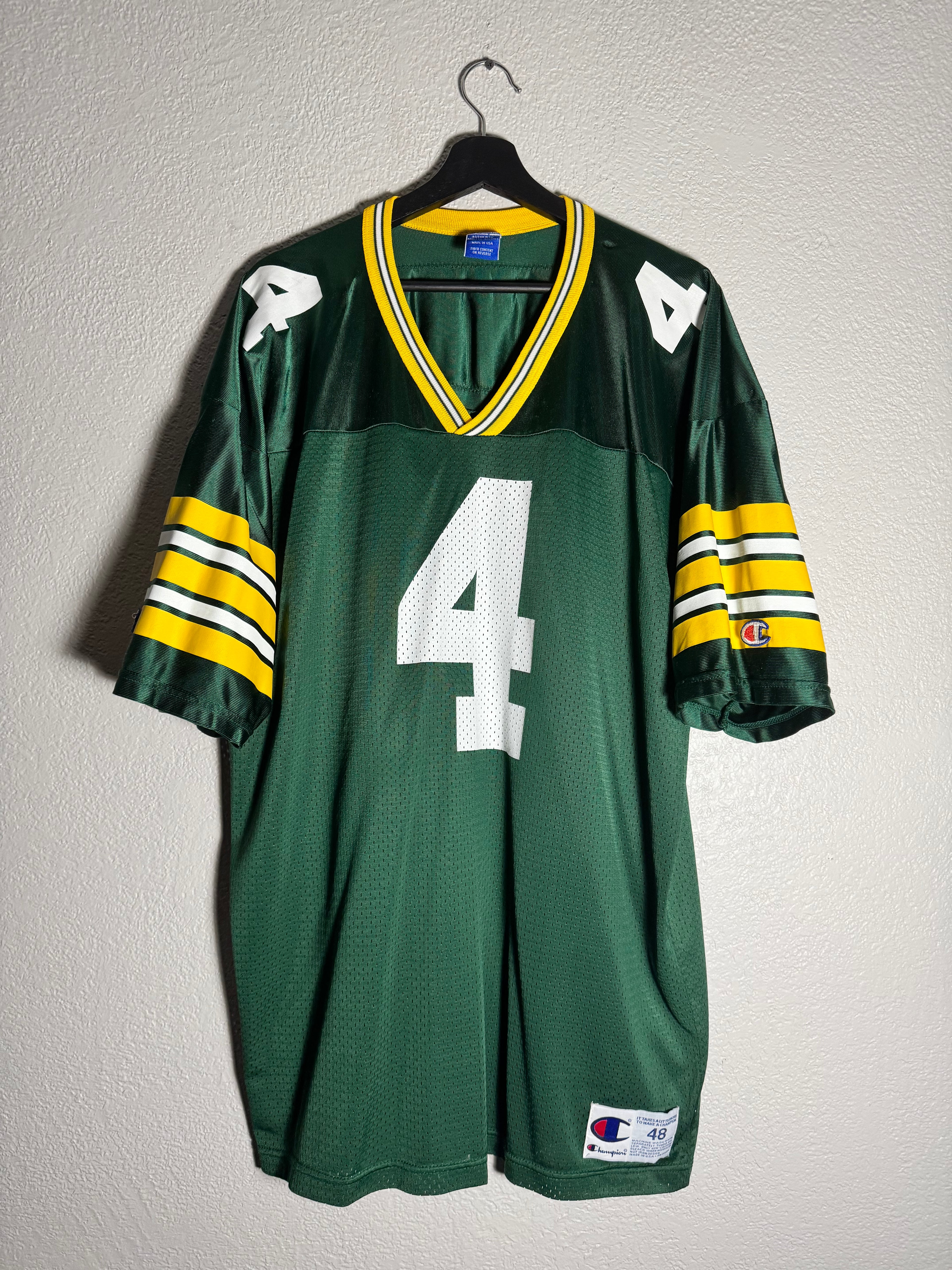 Vintage Greenbay Packers Favre Jersey Size 48 XL