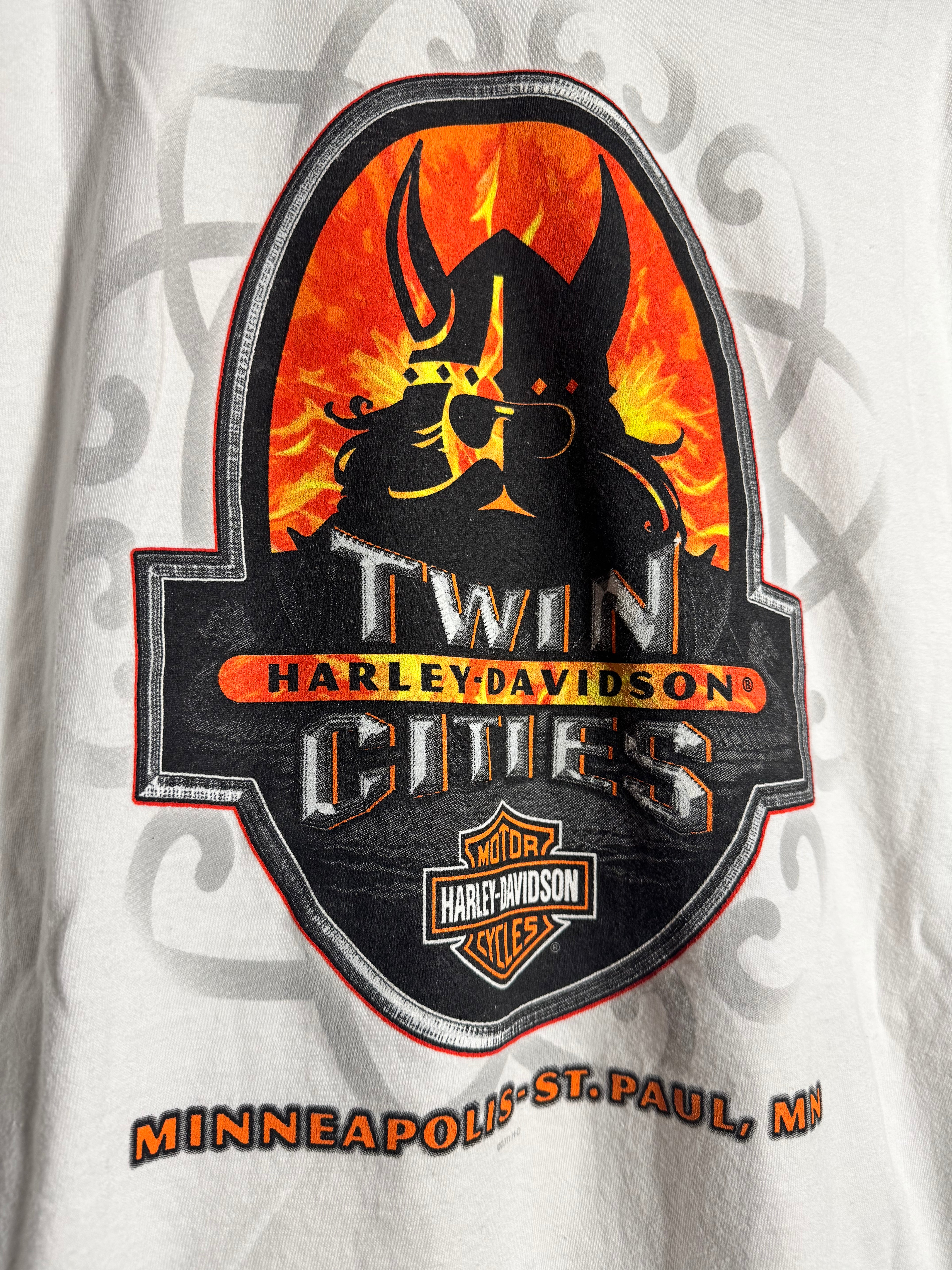 Harley Davidson Flames Shirt