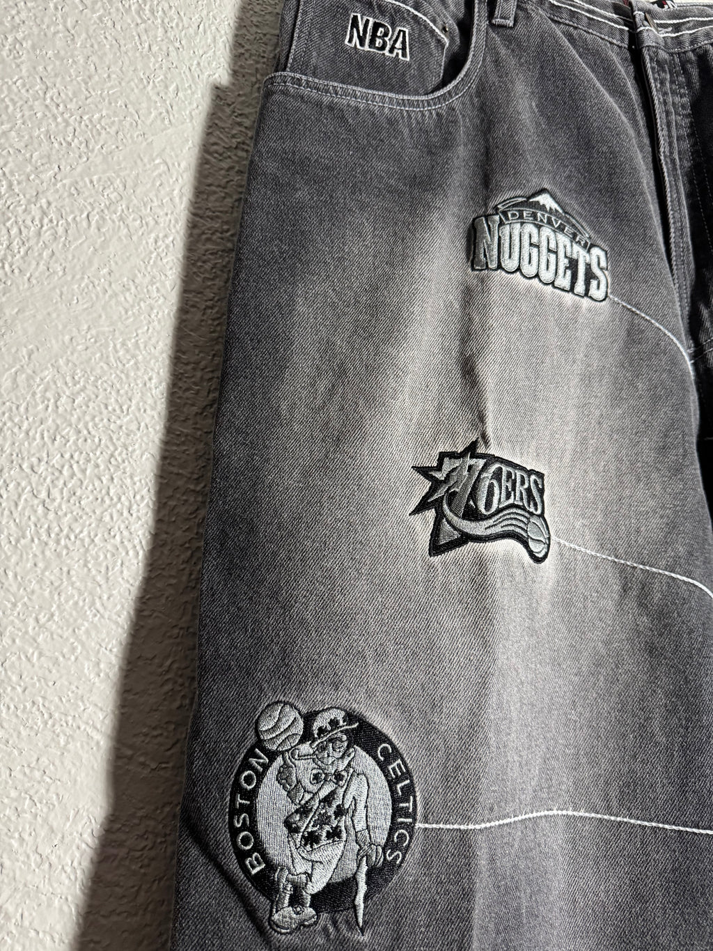 NBA PATCH BAGGY JORTS