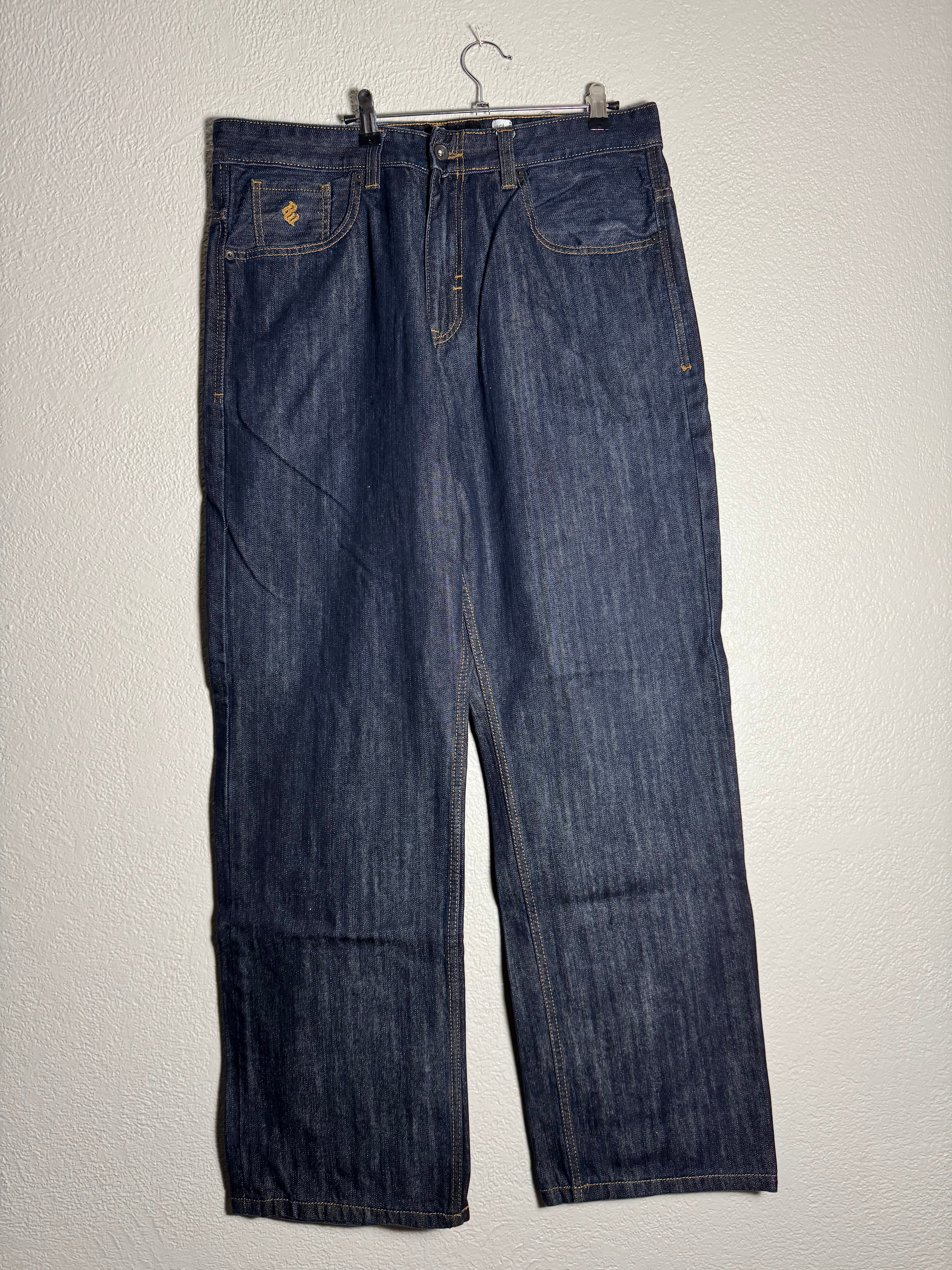 Y2K Roca Wear Dark Denim Jeans Size 38