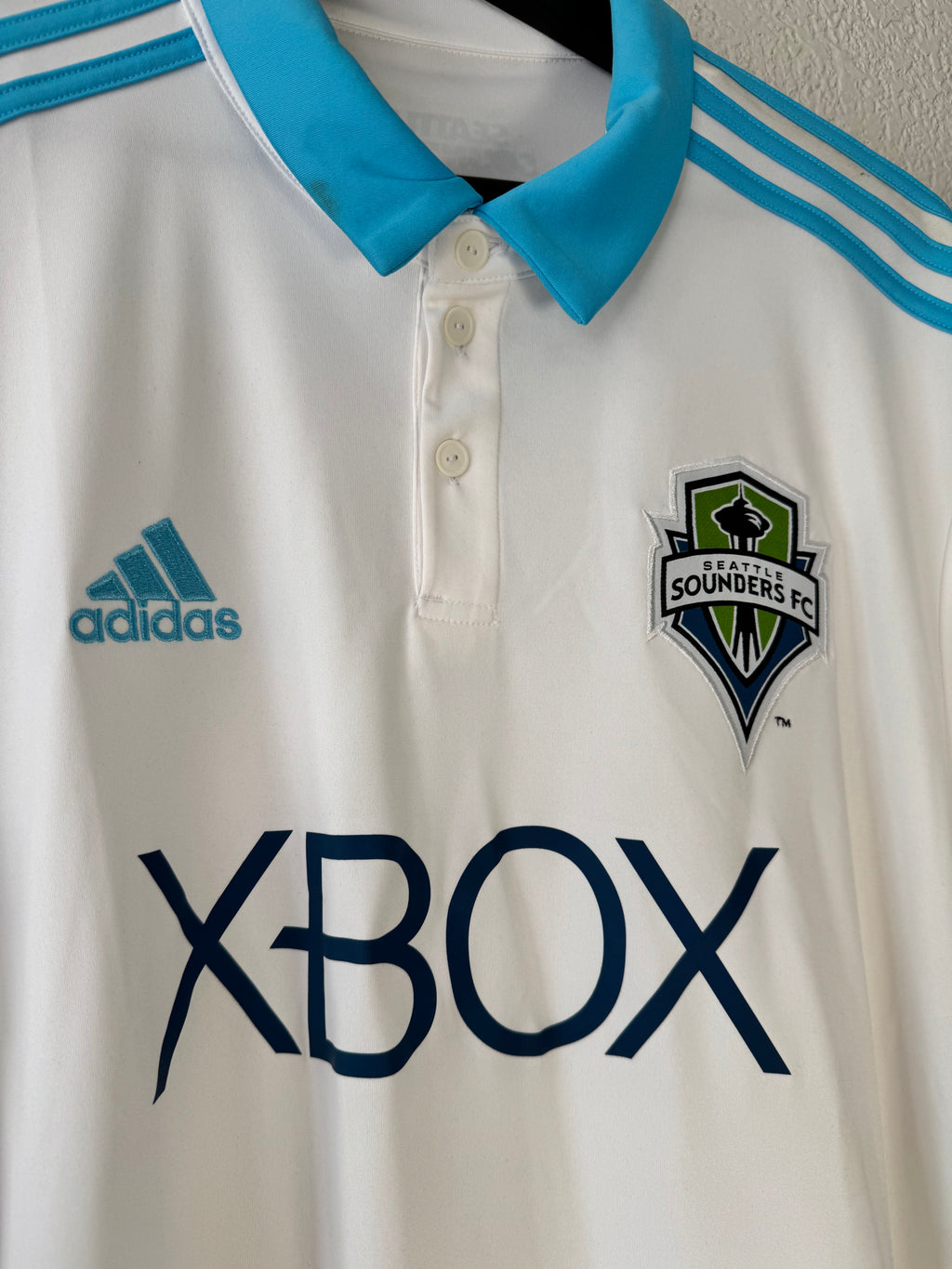 Adidas MLS Seattle Sounders FC  2017/18  Away Jersey Size Large