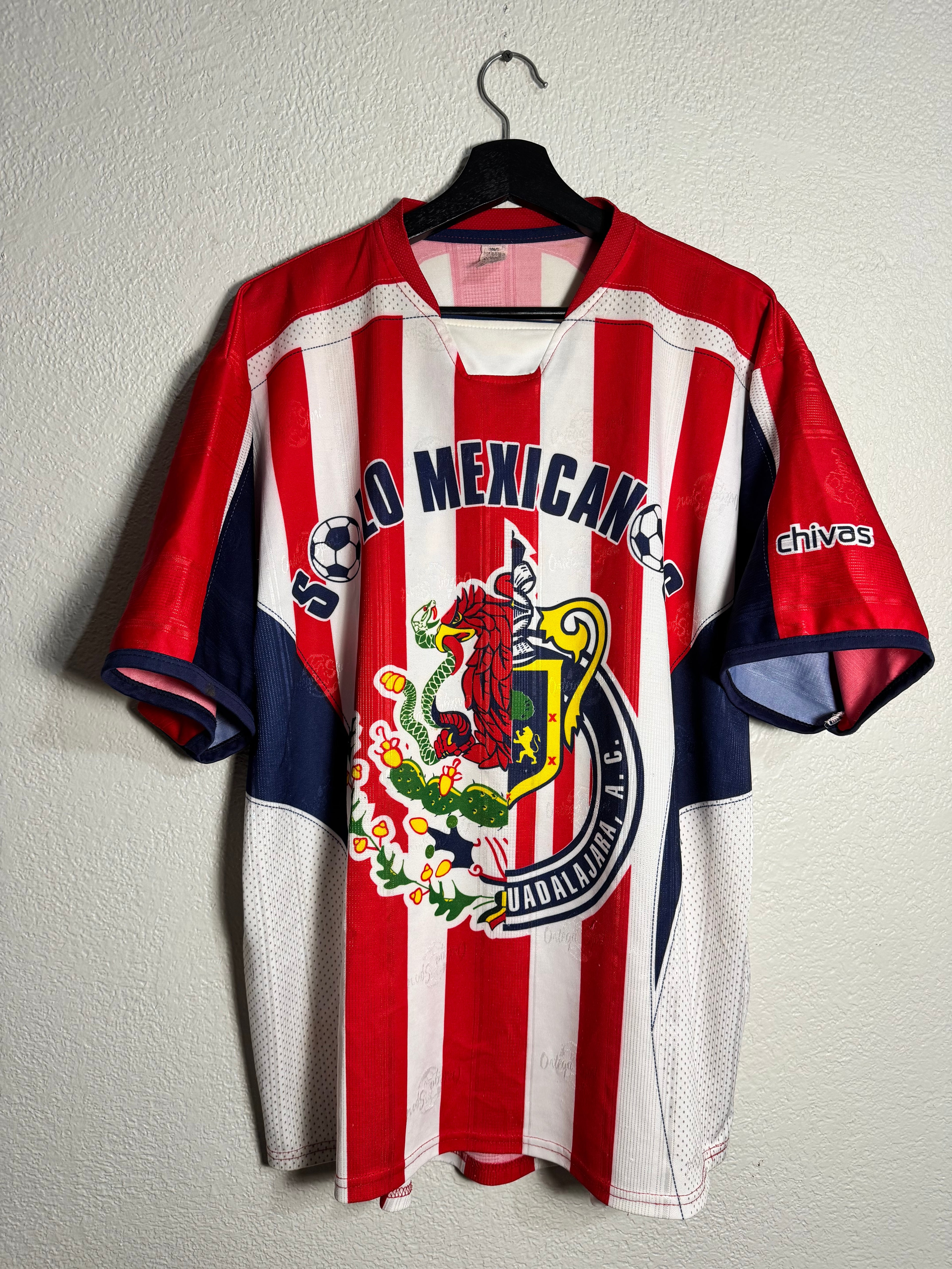 Vintage Chivas Mexican BOOT ALL OVER PRINT Size XL
