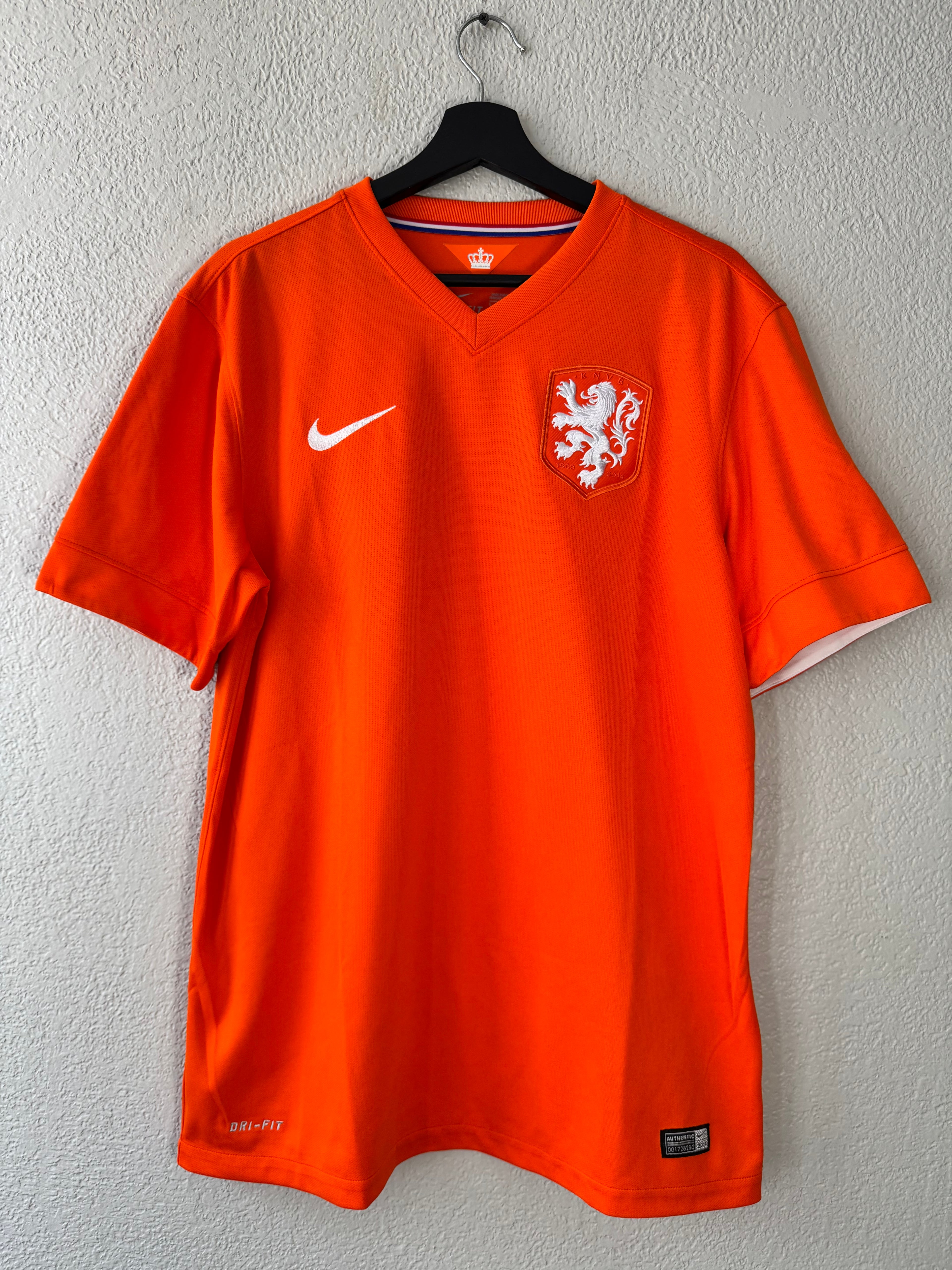 Nike Netherlands 2014 Soccer Jersey Size Large