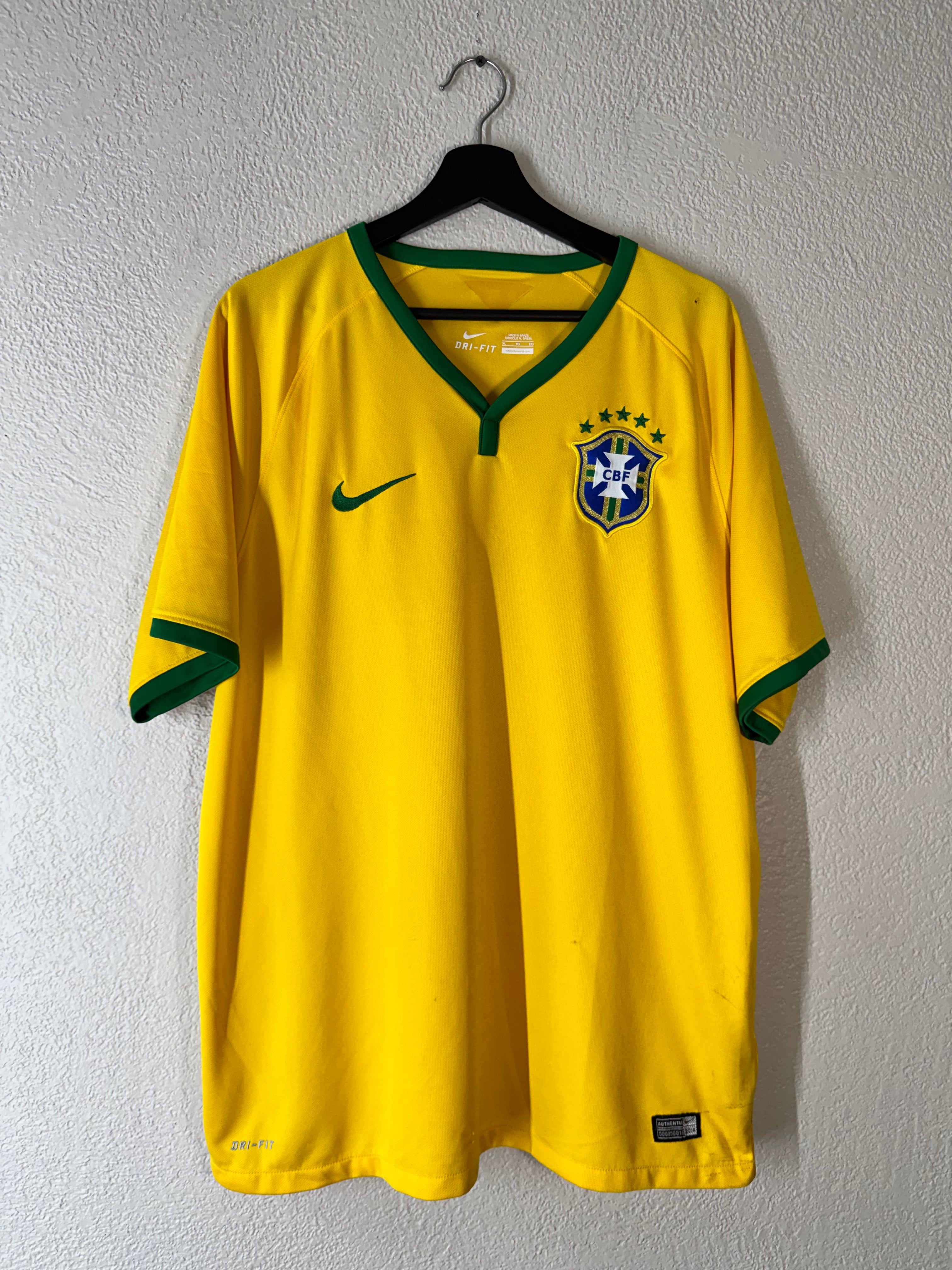 Nike Brazil Home Jersey 2014/15 Size XL