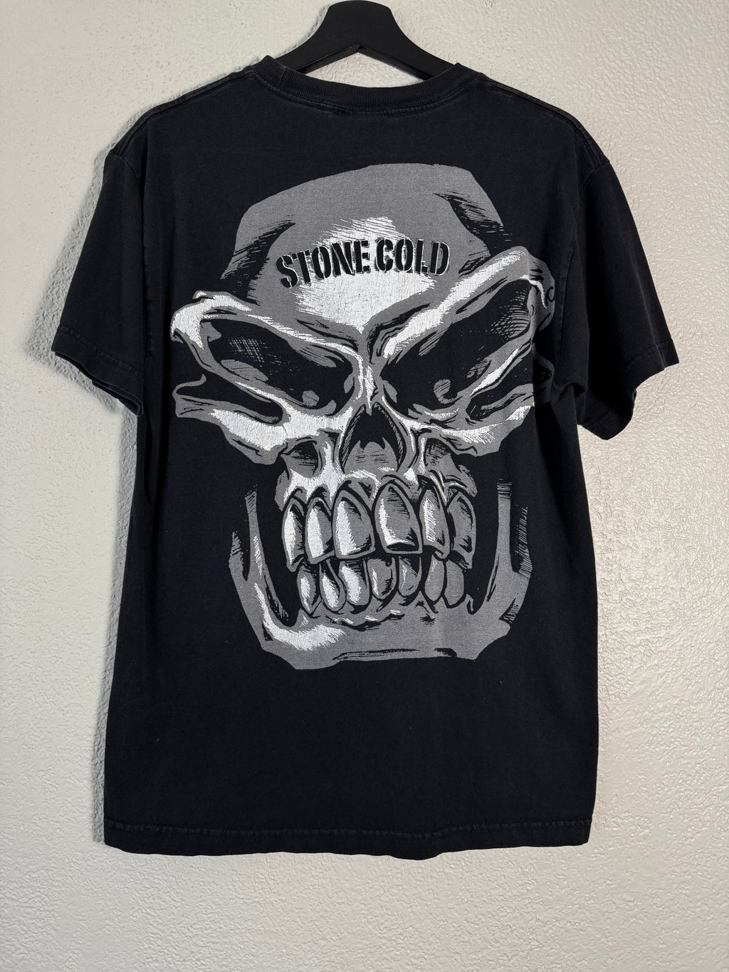 Vintage WWE WWF Stone Cold Steve Austin Skull “Arrive, Raise Hell, Leave” Size Medium