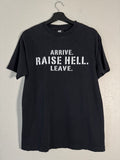 Vintage WWE WWF Stone Cold Steve Austin Skull “Arrive, Raise Hell, Leave” Size Medium