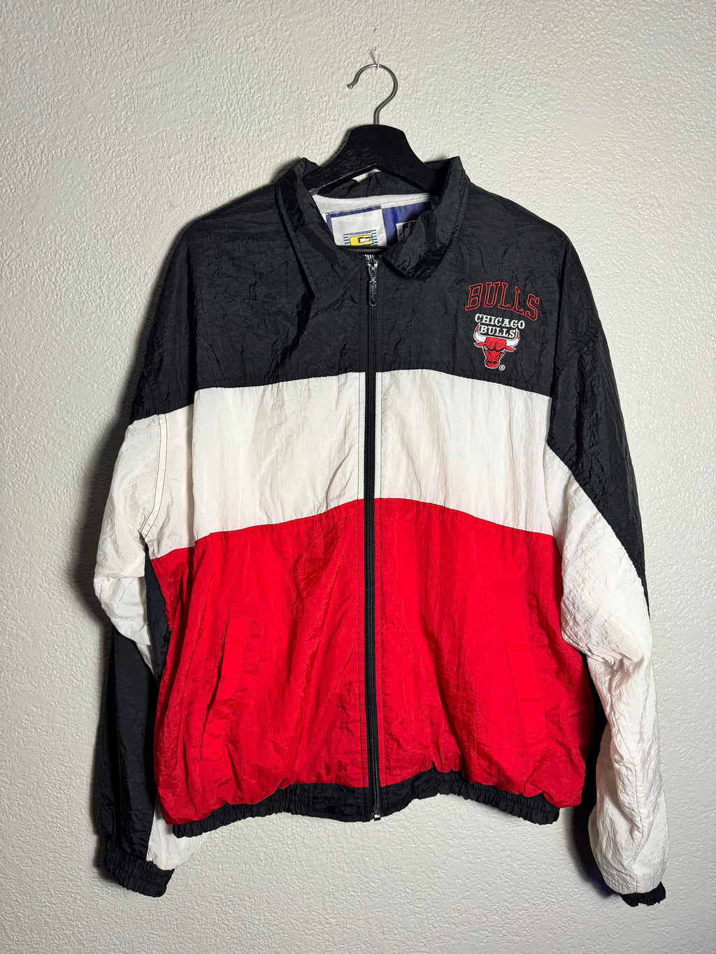 Vintage 90s Chicago Bulls Windbreaker Size Large