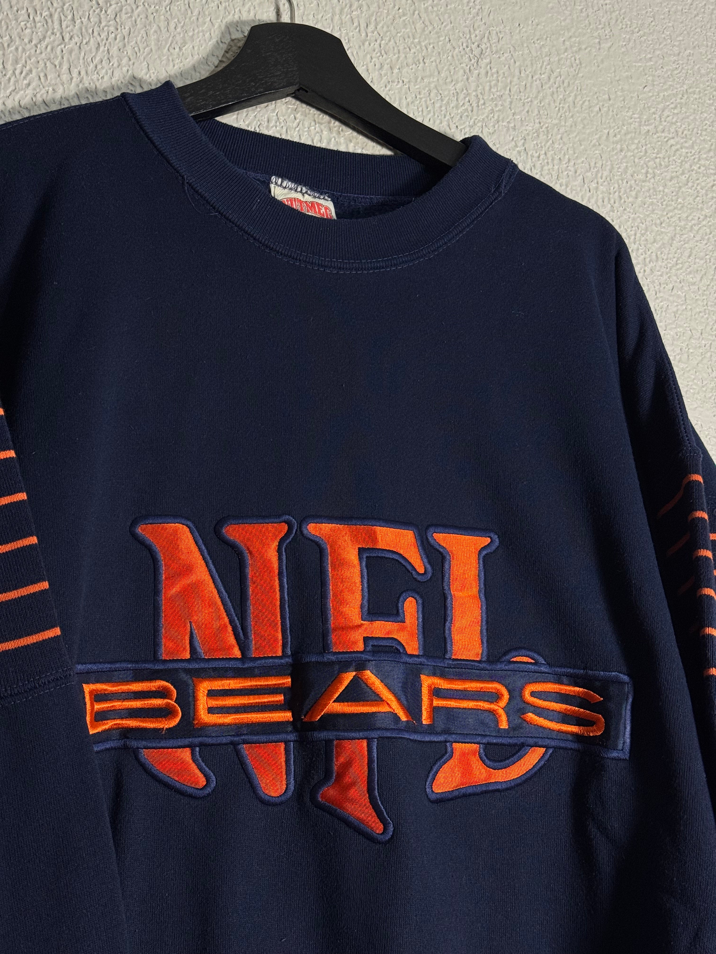 Vintage Nutmeg NFL Chicago Bears Crewneck Size Large
