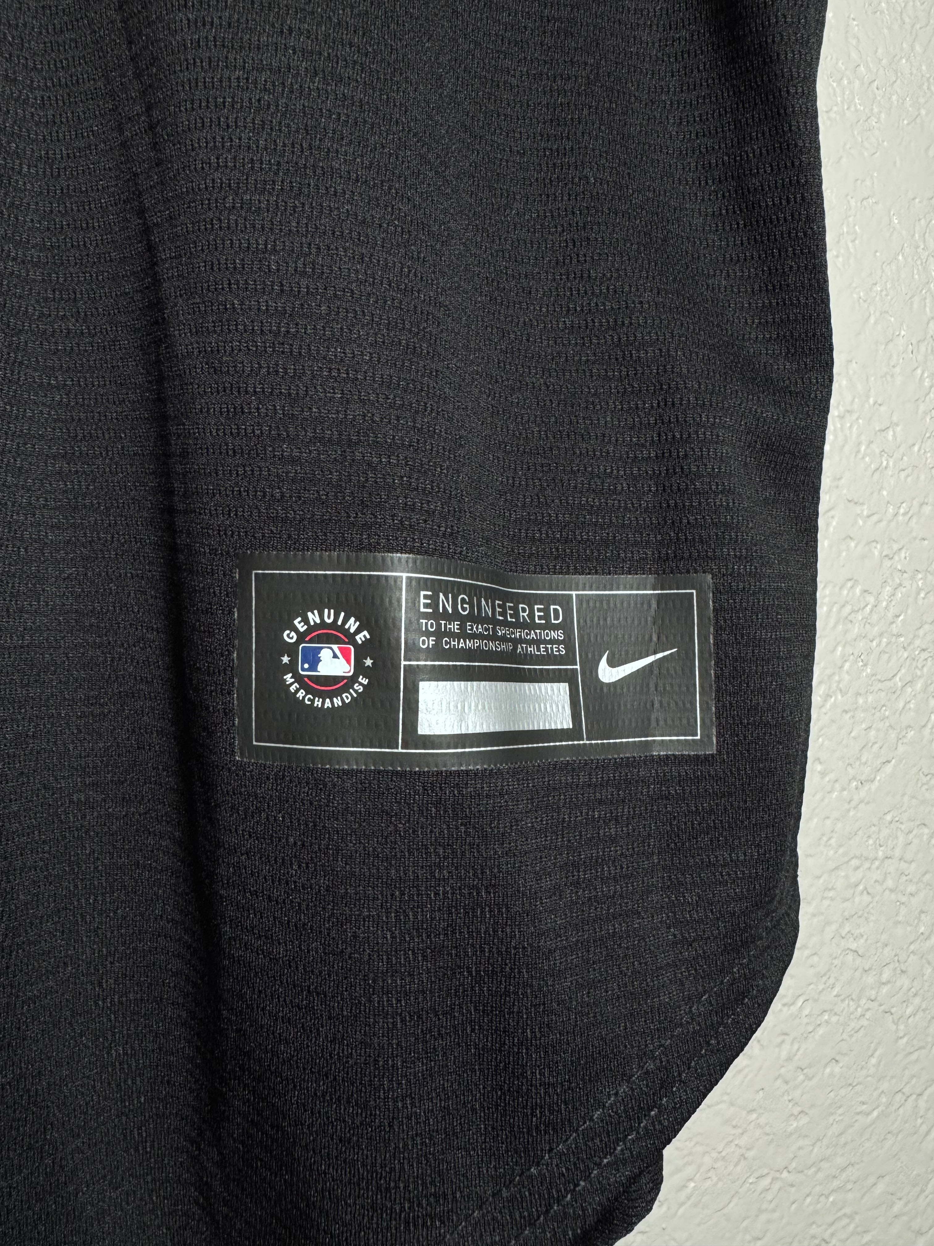 (NEW) Nike Chicago White Sox Jimenez Black Jersey