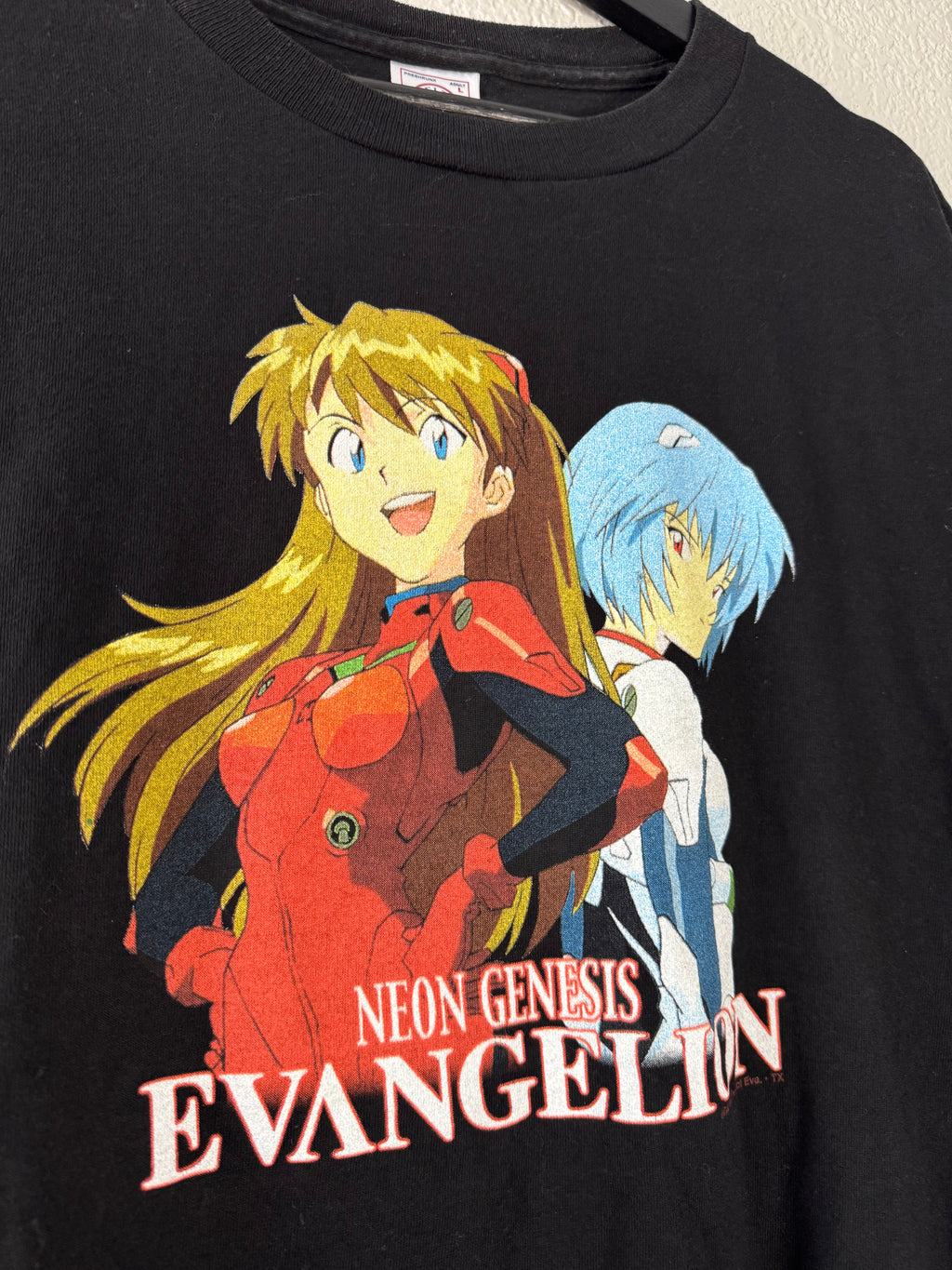 Vintage 90s NEON GENESIS EVANGELION Asuka & Ayanami T-Shirt Size L on the DELTA TAG