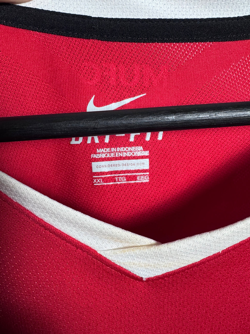 MANCHESTER UNITED 2010-2011 HOME FOOTBALL SHIRT SOCCER JERSEY NIKE SIZE XXL