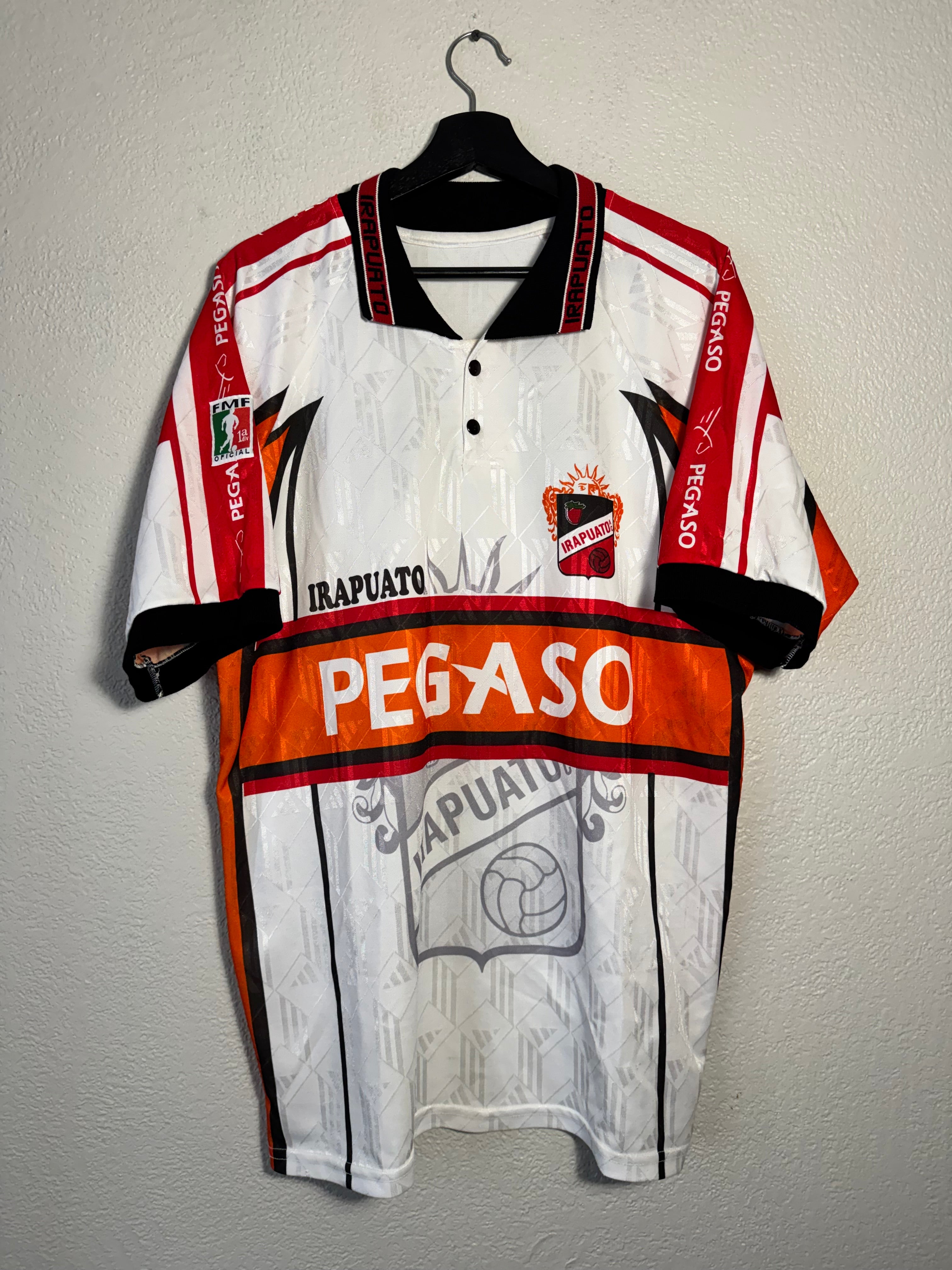 Vintage Club Irapuato Soccer Pegaso Corona Jersey Size XL
