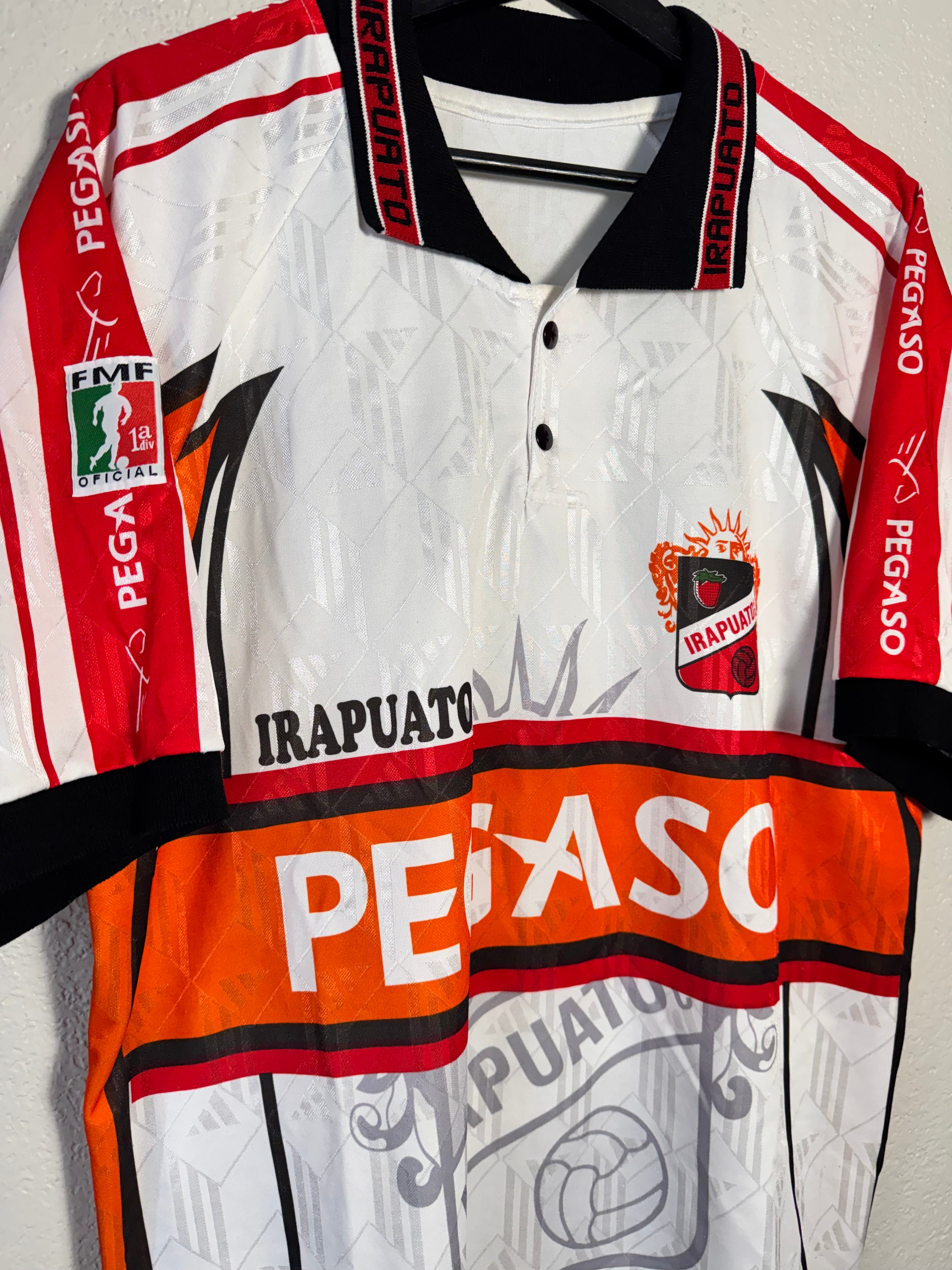 Vintage Club Irapuato Soccer Pegaso Corona Jersey Size XL