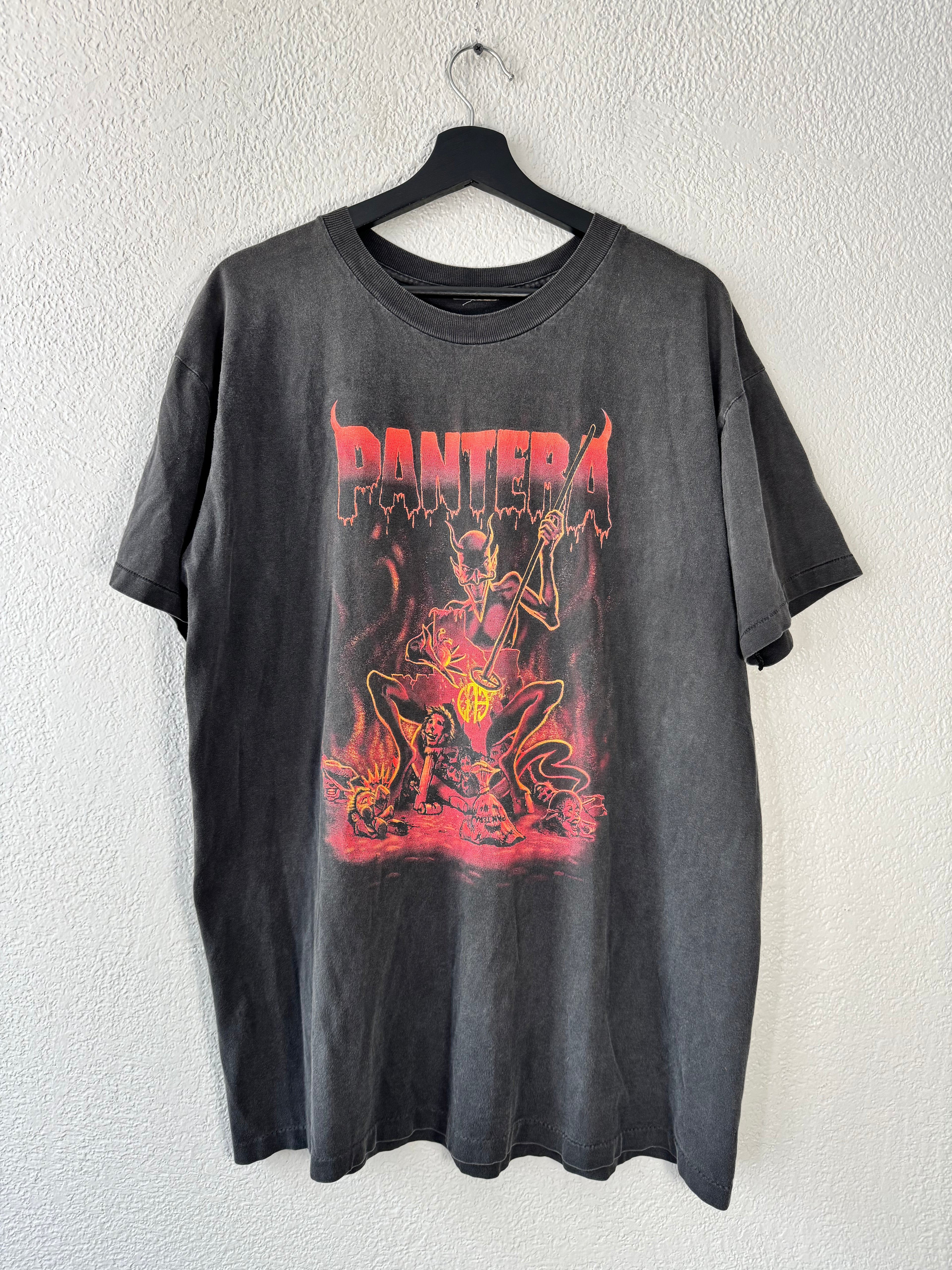Vintage Pantera 1995 "I Got My Ass Branded" Crazy Fade Shirt Size Large