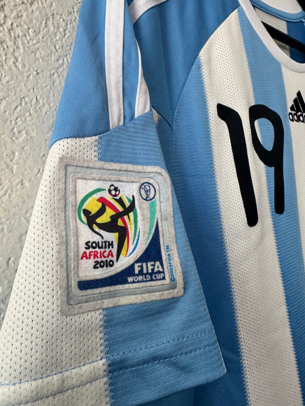 Adidas 2010 Argentina Milito World Cup Jersey Size M