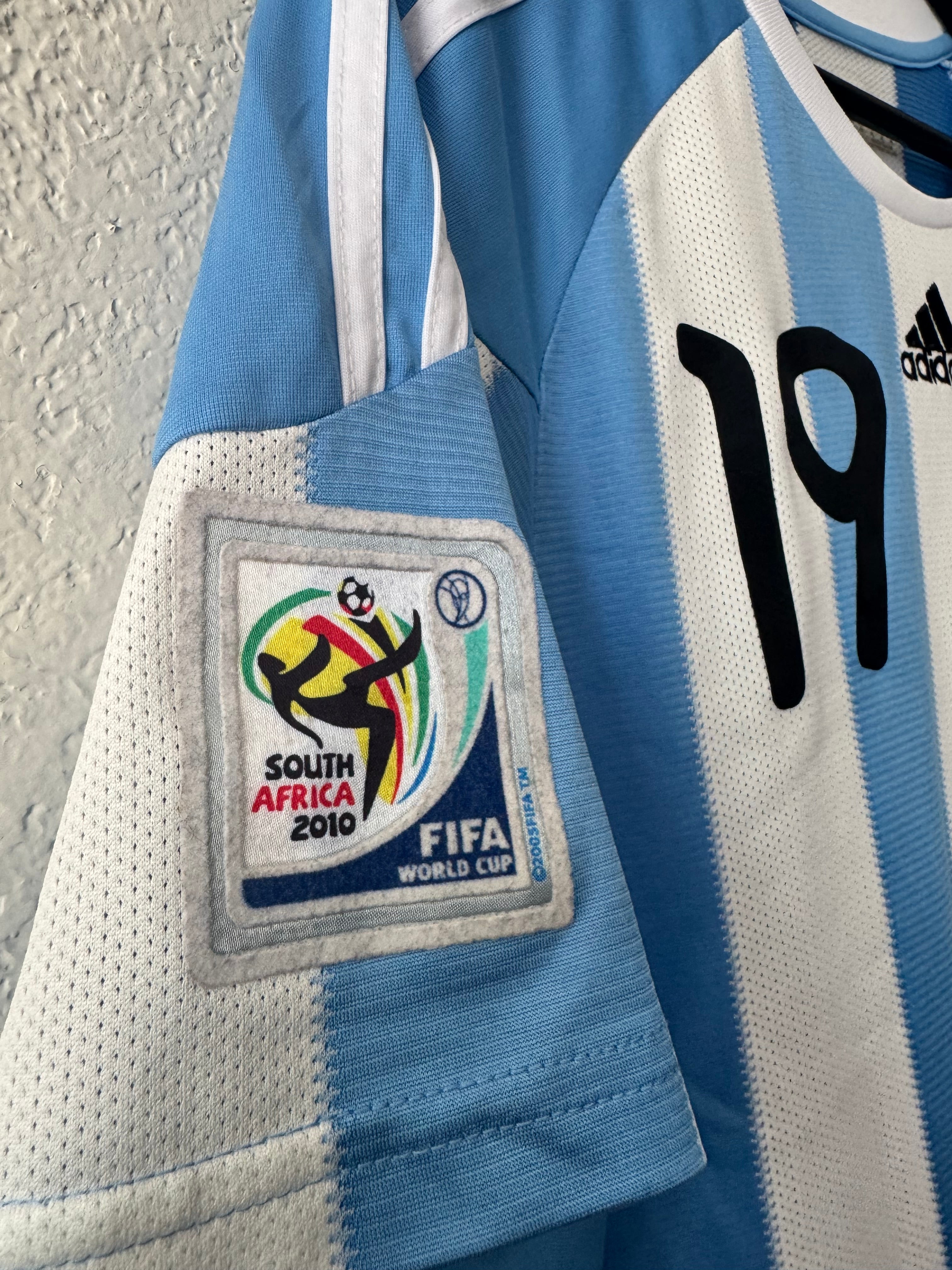 Adidas 2010 Argentina Milito World Cup Jersey Size M