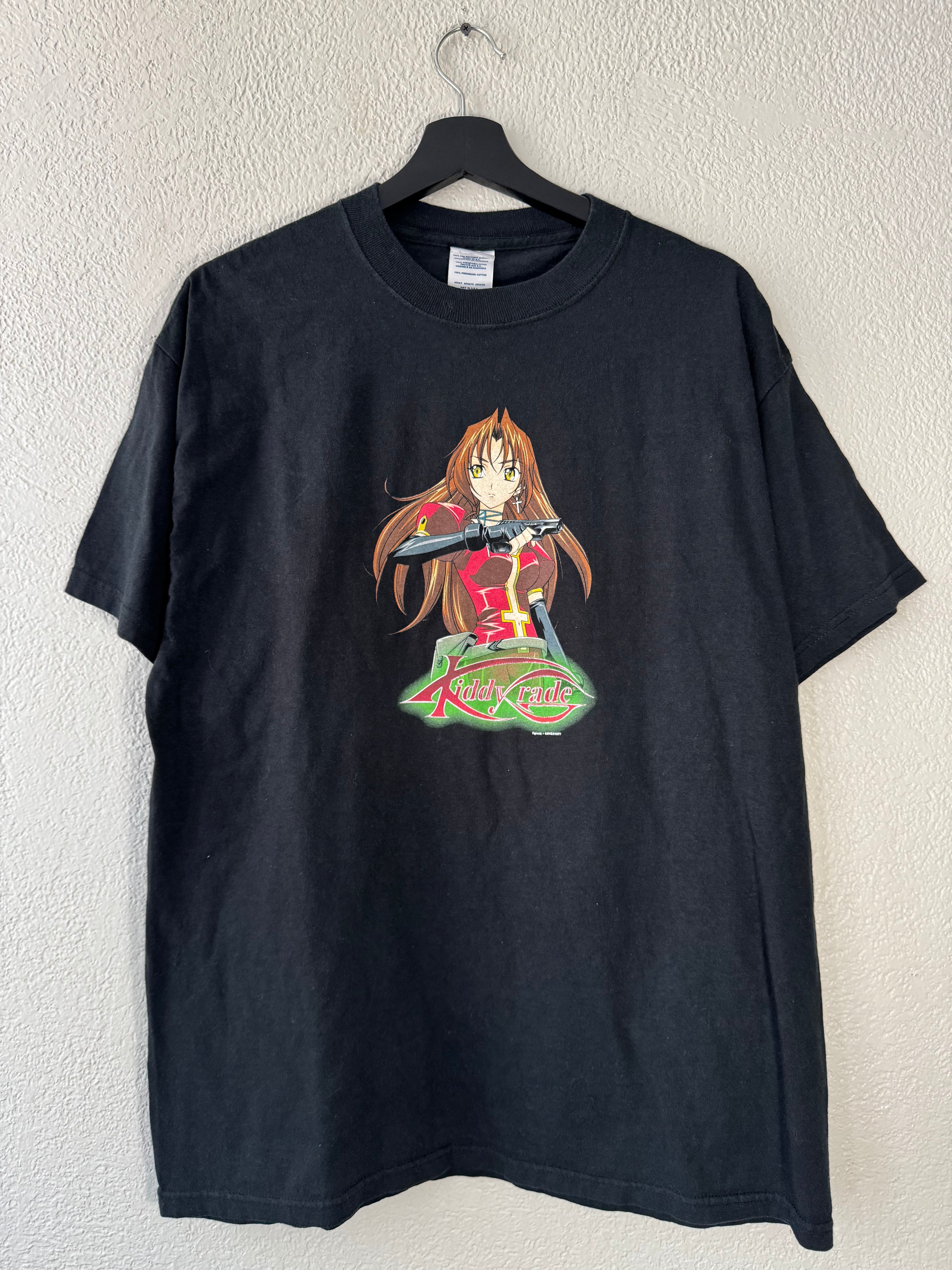 Vintage Rare Kiddy Grade 2002 Anime Shirt Size Large