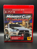 PS3 Midnight Club Los Angeles Edition Greatest Hits - Complete in Box (POSTER INCLUDED)