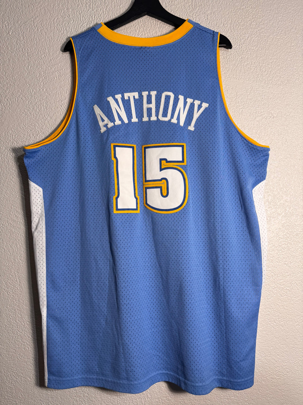 Denver Nuggets Carmelo Anthony Vintage Nike Sewn Swingman NBA Jersey XXL