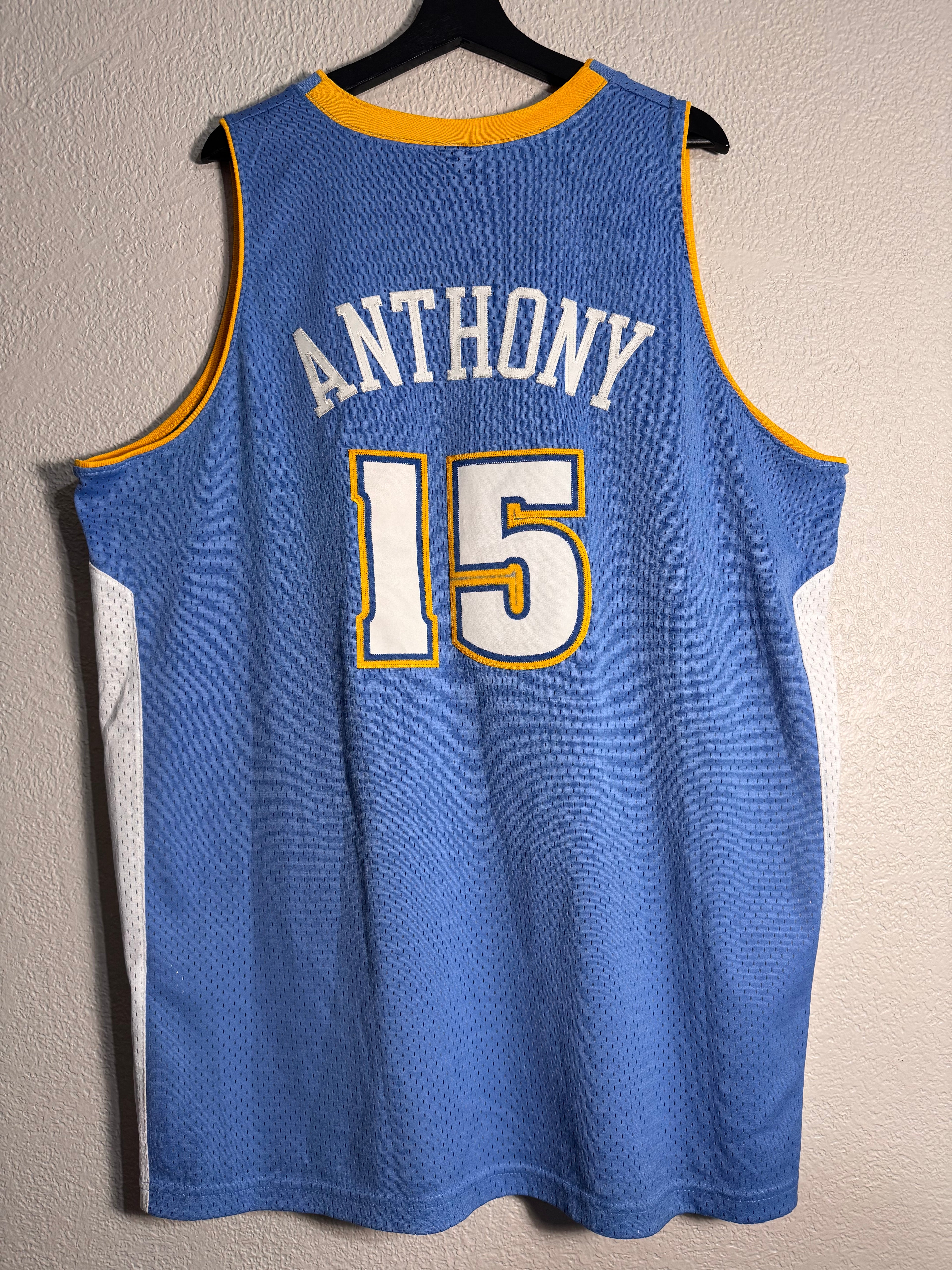 Denver Nuggets Carmelo Anthony Vintage Nike Sewn Swingman NBA Jersey XXL