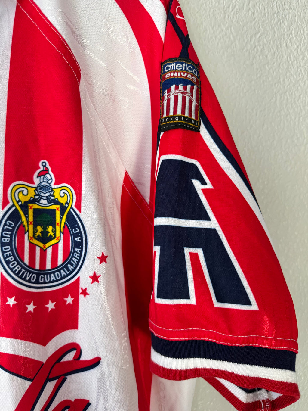 Vintage 1998 Chivas Guadalajara Atletica Soccer Jersey Size XL