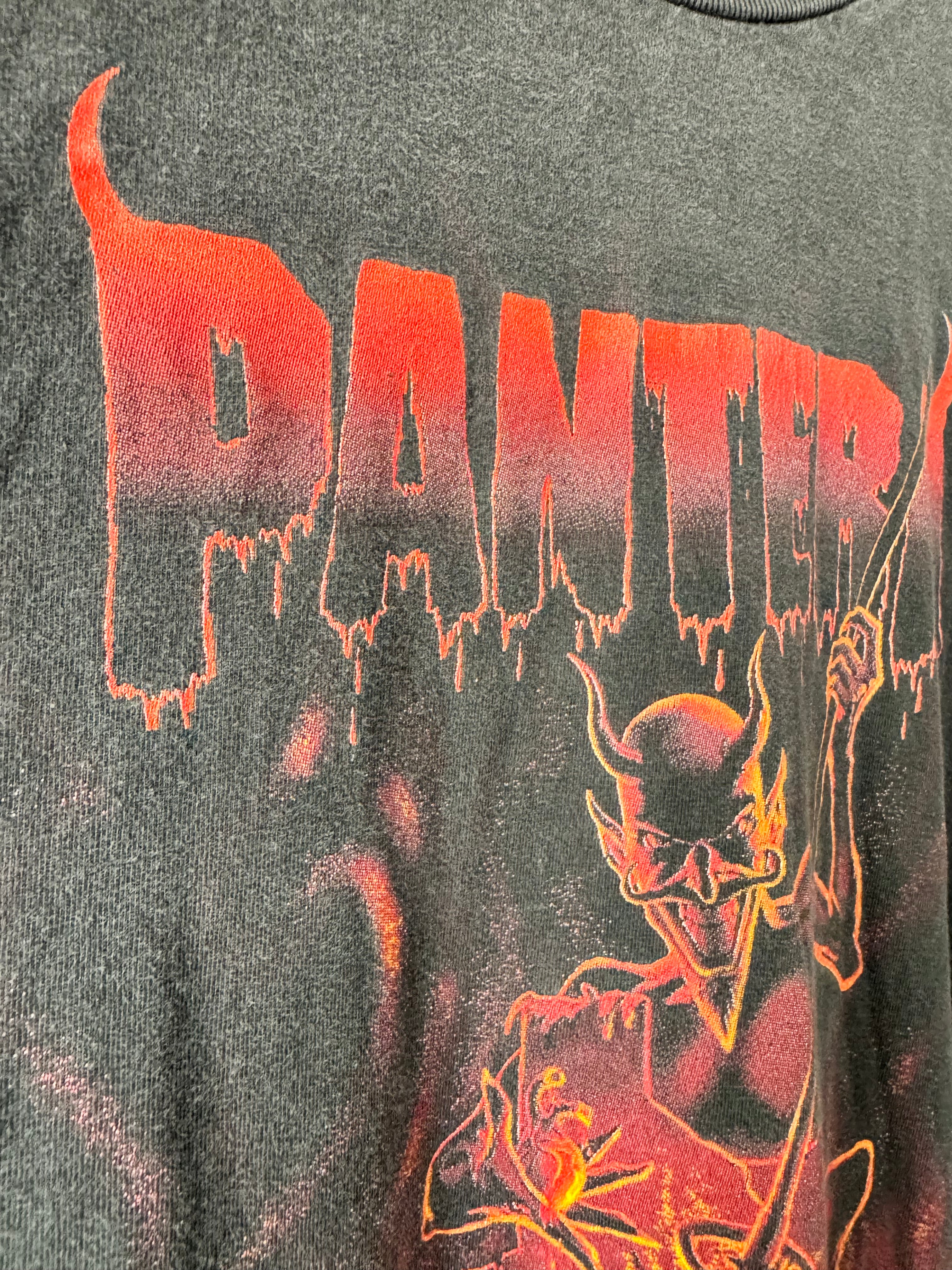 Vintage Pantera 1995 "I Got My Ass Branded" Crazy Fade Shirt Size Large