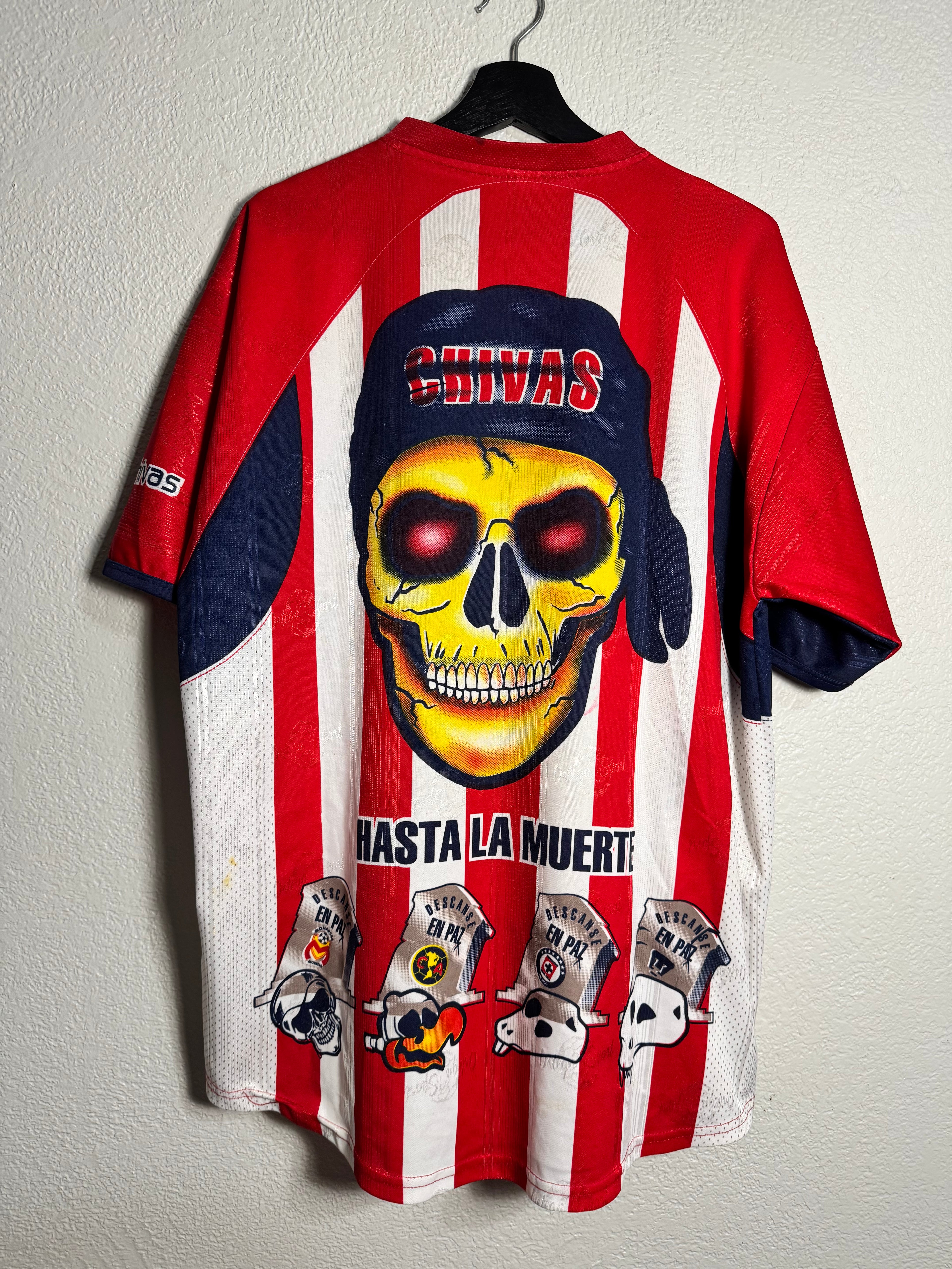 Vintage Chivas Mexican BOOT ALL OVER PRINT Size XL