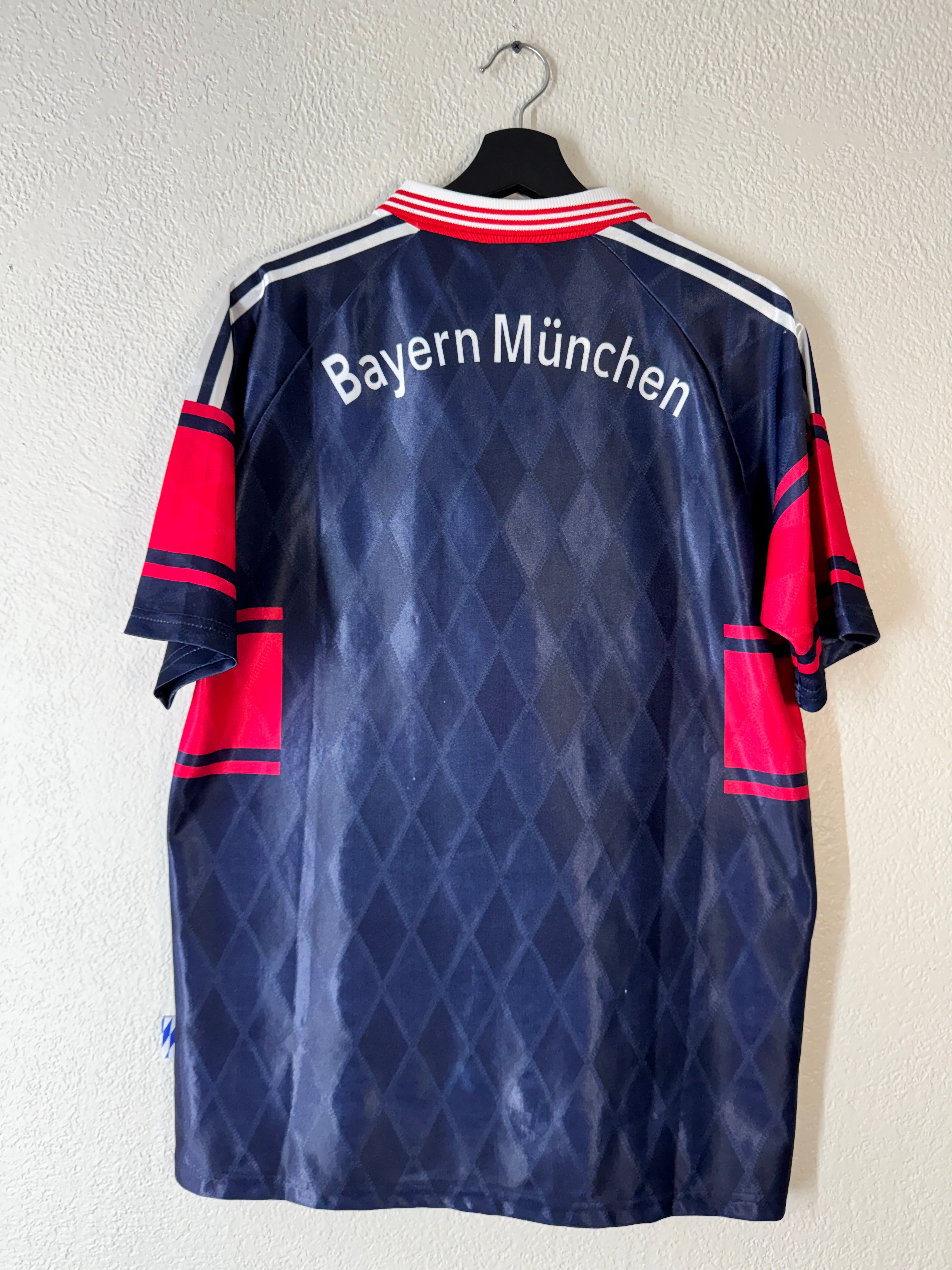 Bayern Munich 1997 1998 1999 Home Shirt Adidas Opel Vintage Jersey Size L