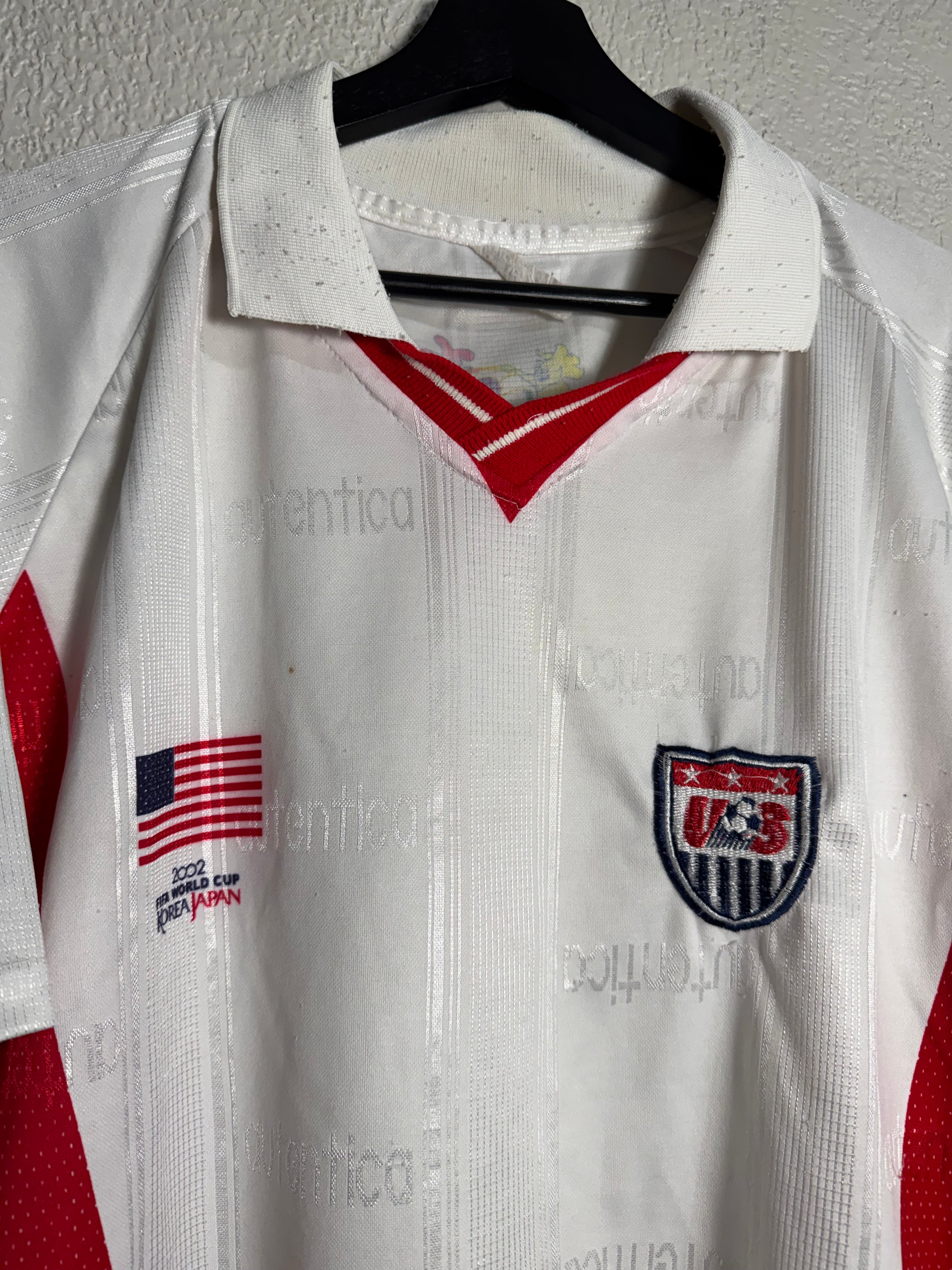 Vintage USA Mexican BOOT 2002 World Cup Jersey Size XL