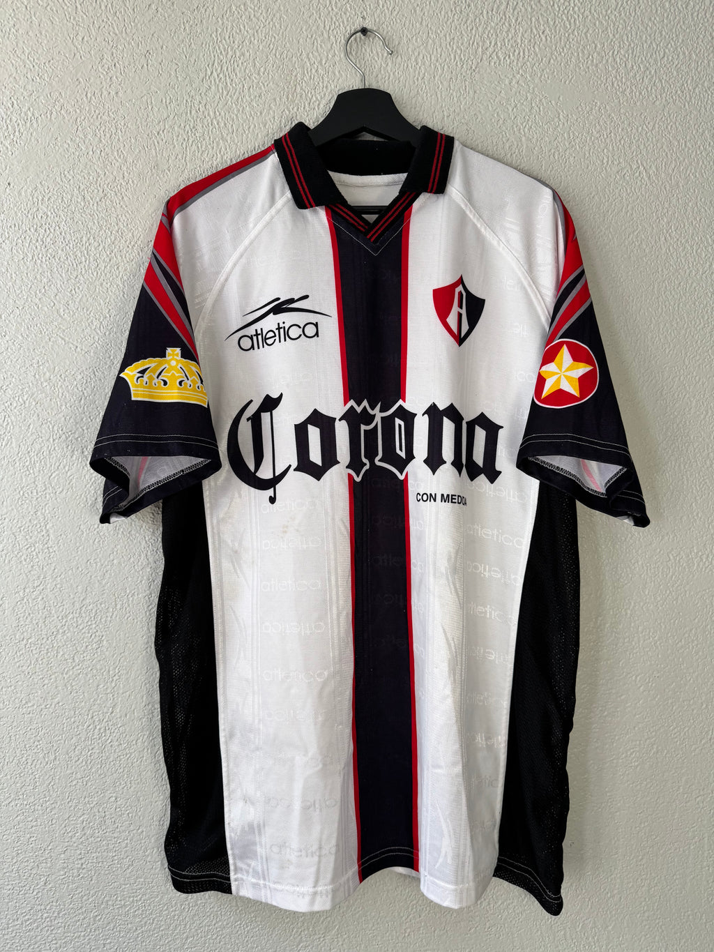 Vintage REPLICA Atletica Atlas Liga MX 1998/99 Jersey Size XL