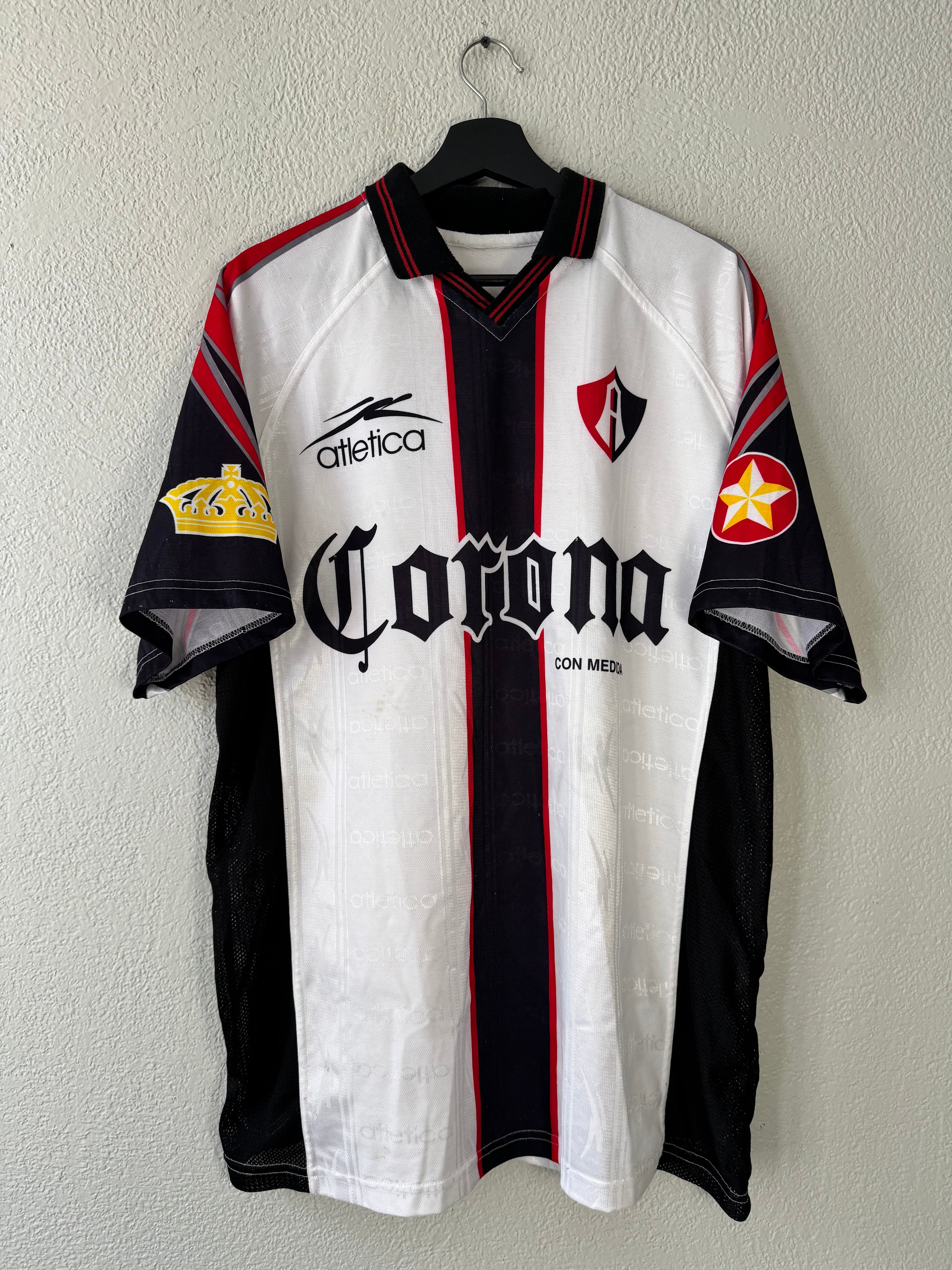 Vintage REPLICA Atletica Atlas Liga MX 1998/99 Jersey Size XL