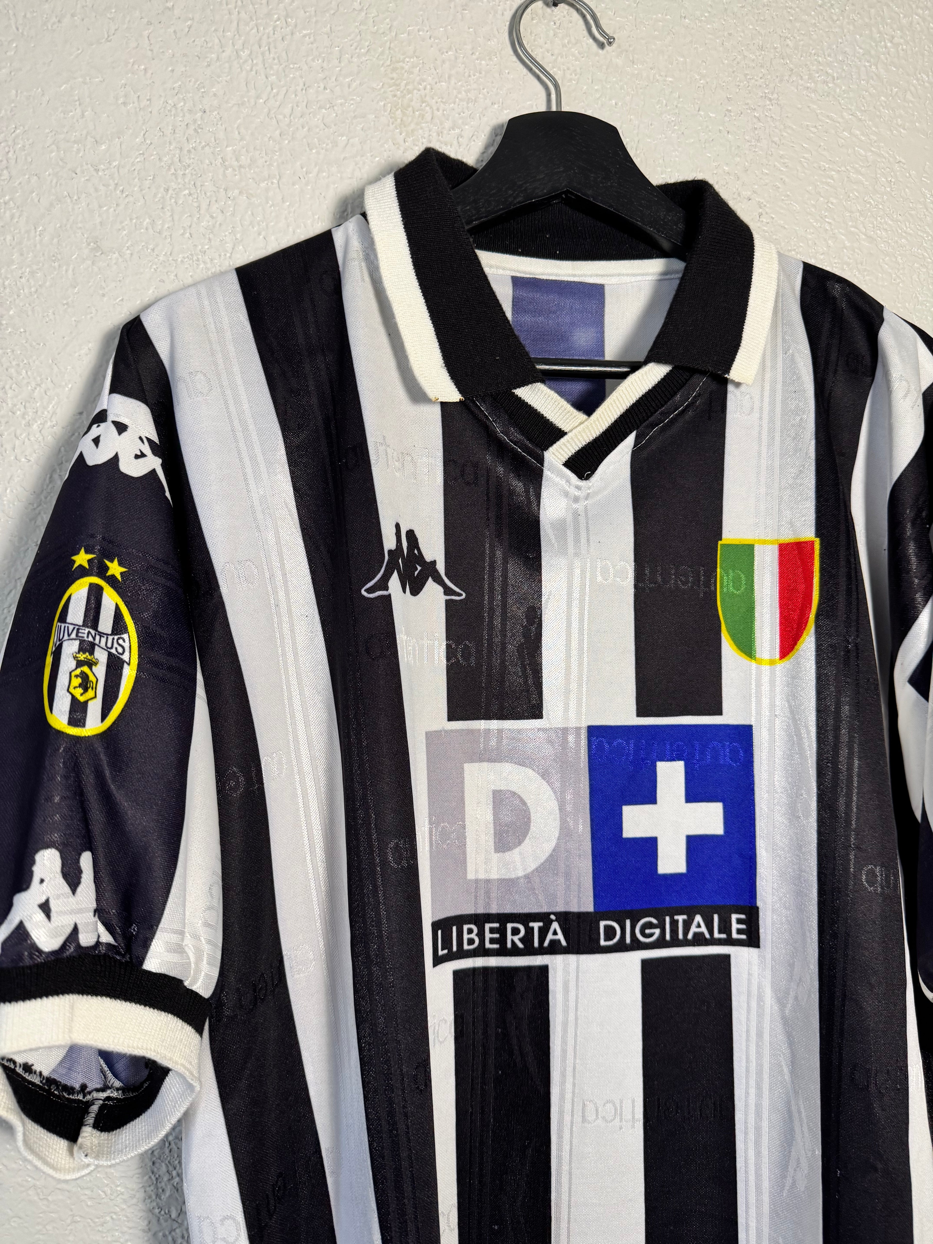 Vintage 90s Kappa Juventus Mexico BOOT Jersey Size XL