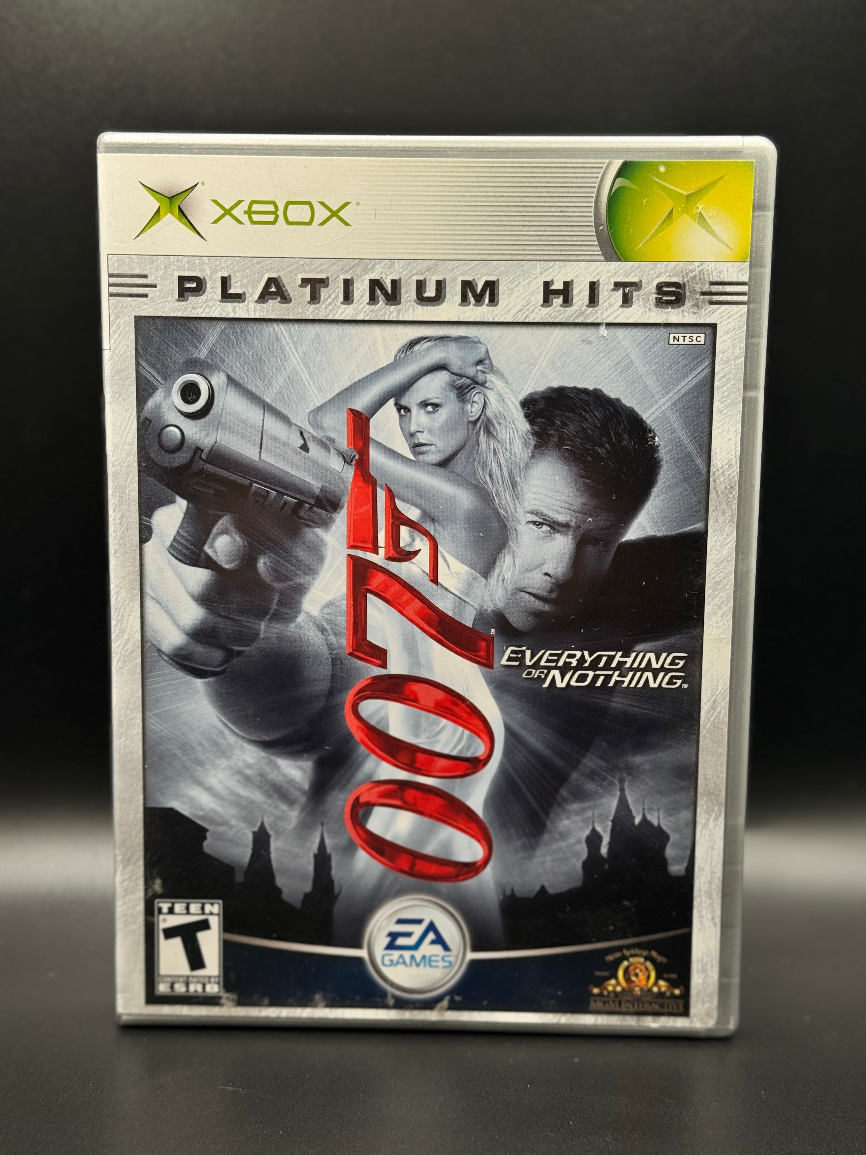 XBOX 007 Everything or Nothing "Platimun Hits" Complete in Box