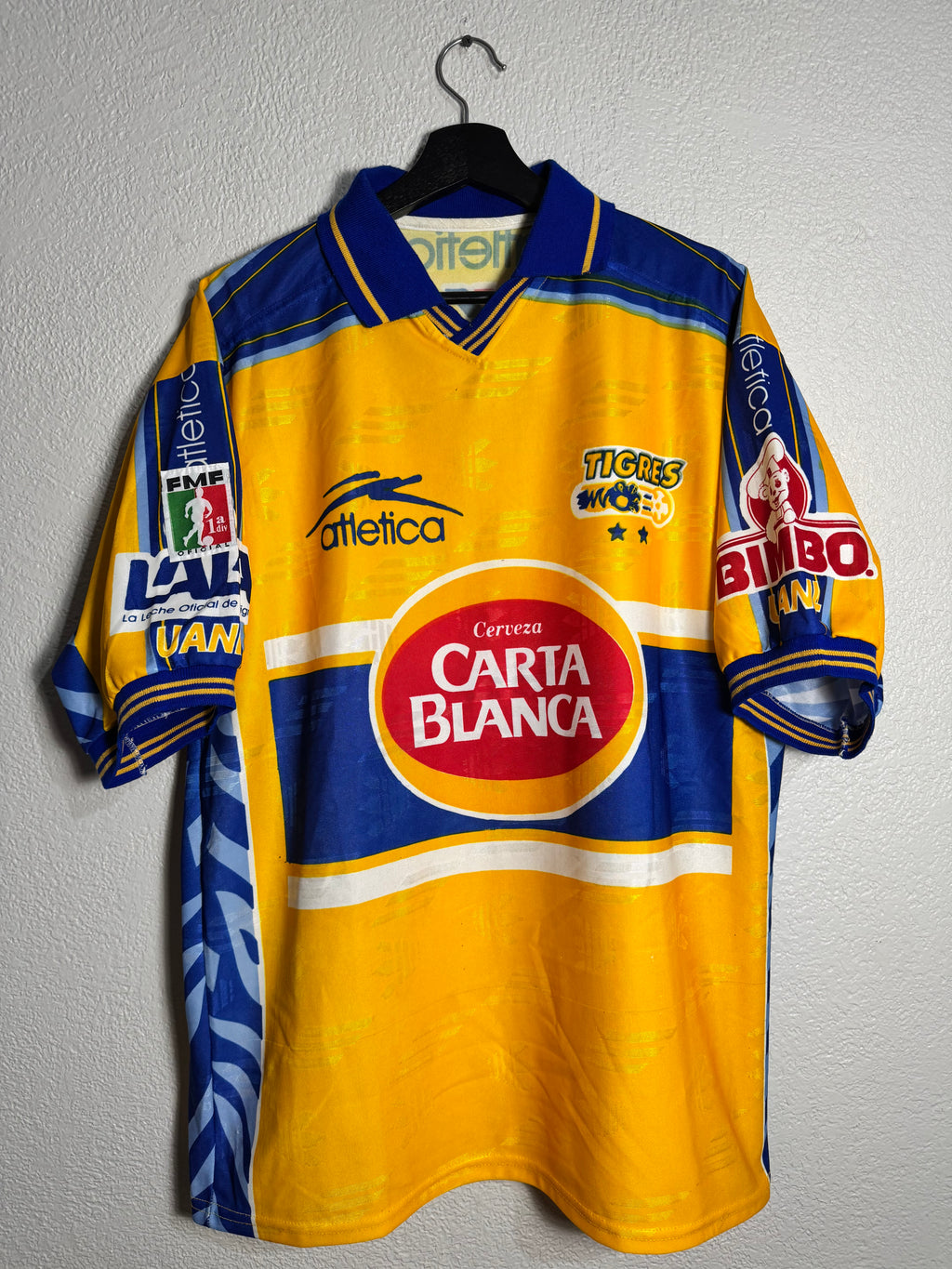 Vintage Mexican Tigres BOOT Jersey Size XL