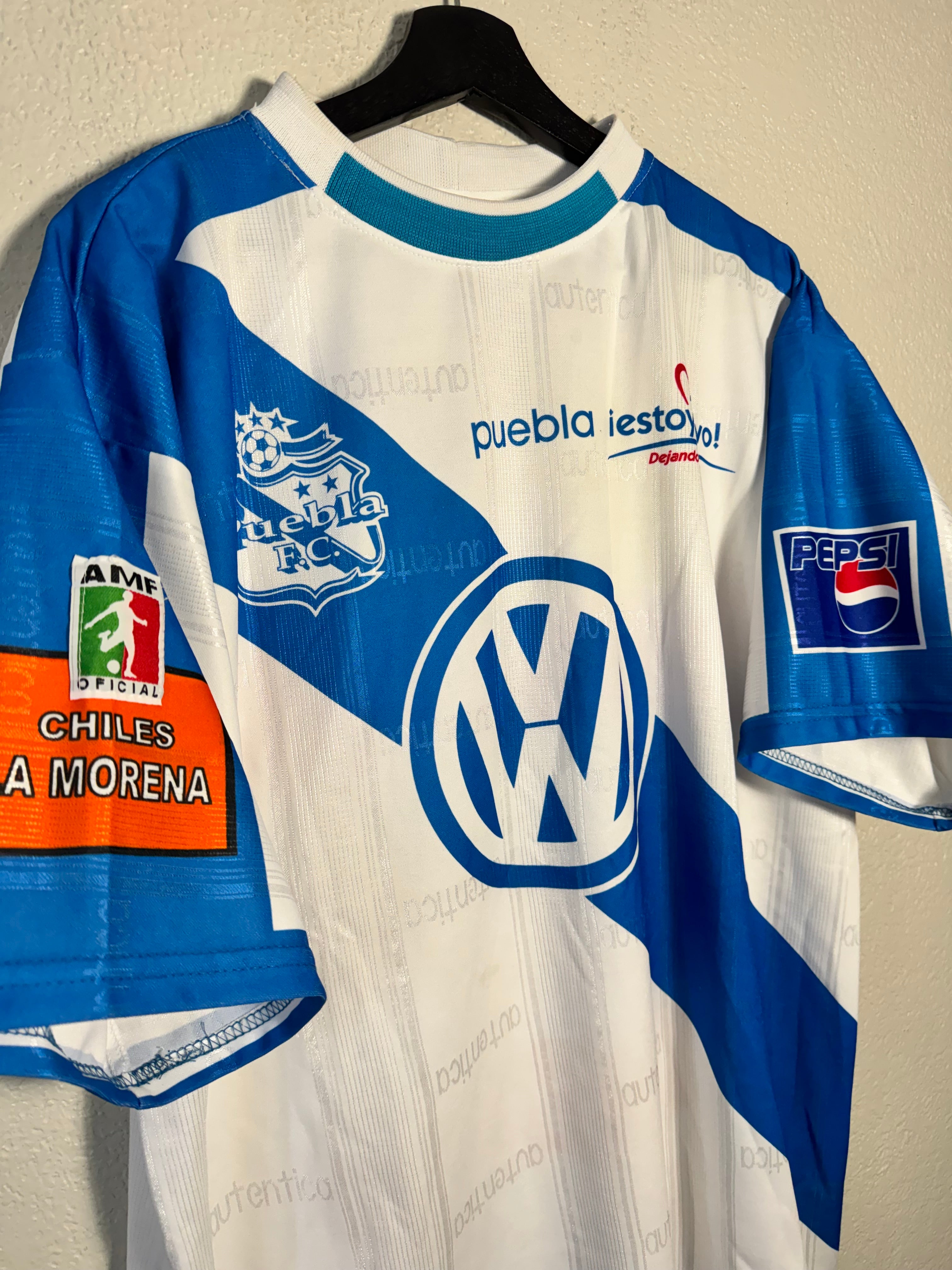 Vintage Puebla Mexico BOOT Jersey Size XL