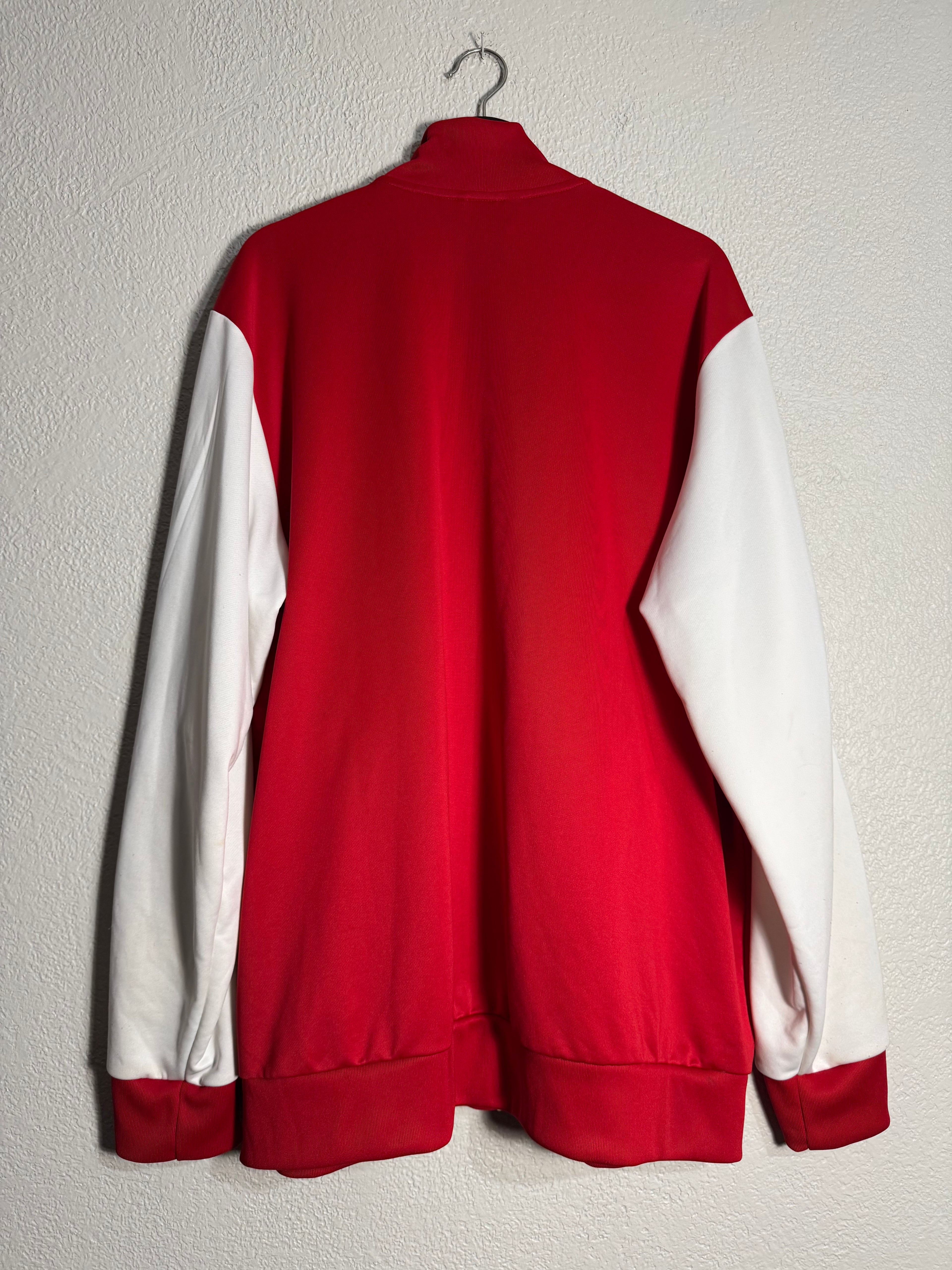 Arsenal FC Adidas Mens Full Zip Track Jacket Size 2XL