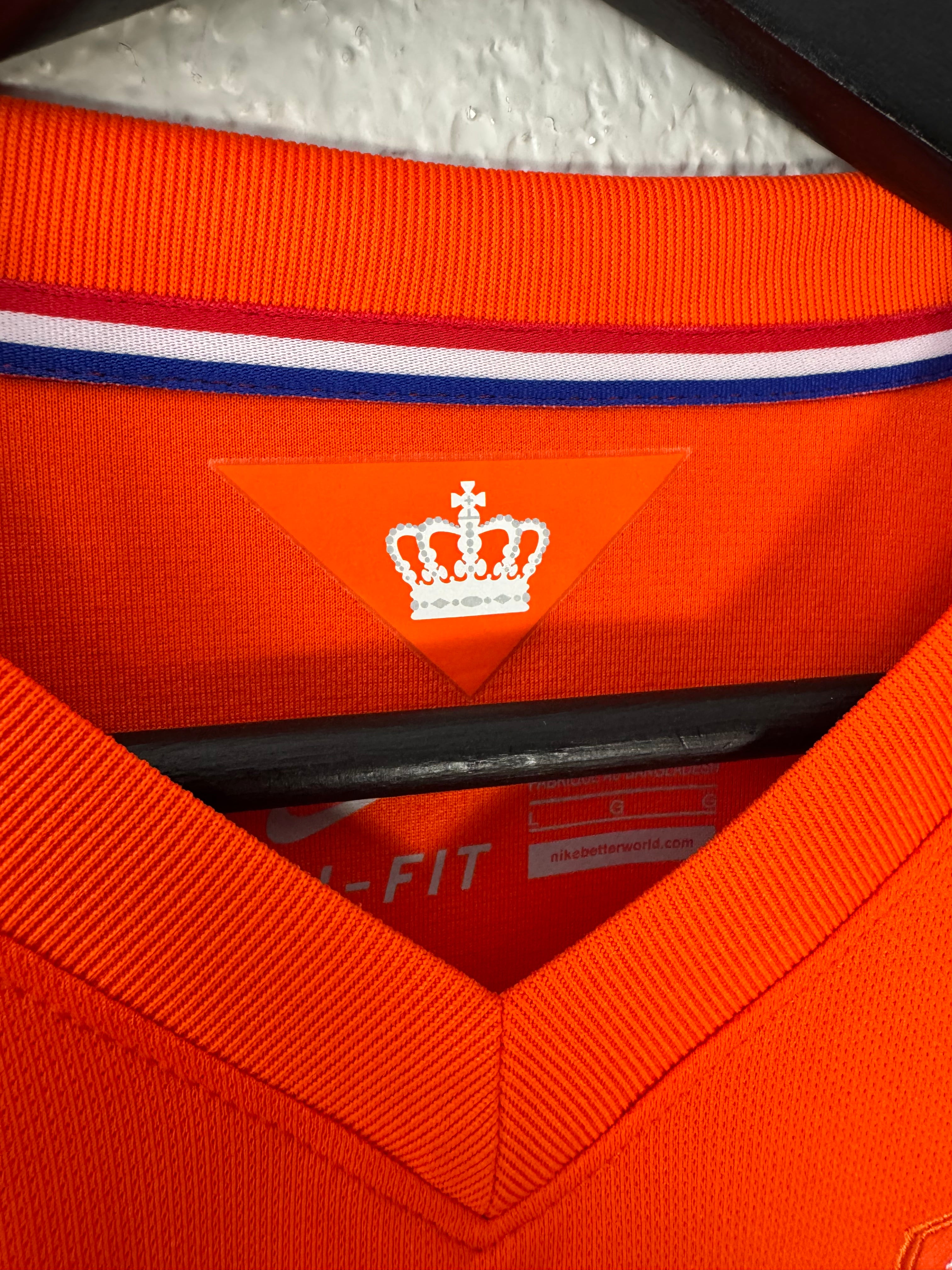Nike Netherlands 2014 Soccer Jersey Size Large