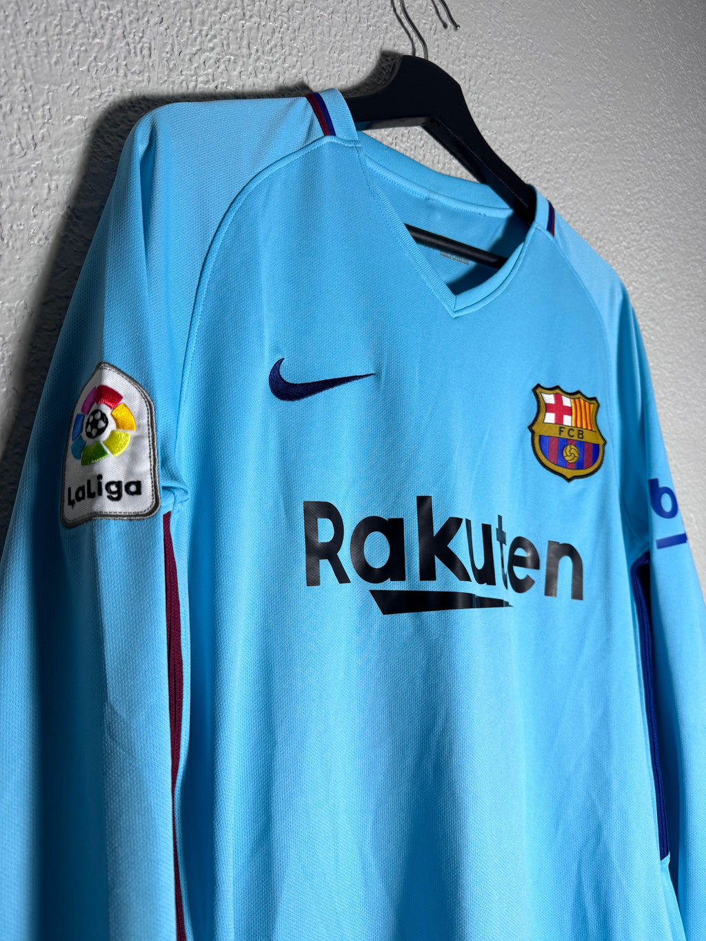 Nike Barcelona Messi 17/18 Away Long Sleeve Jersey