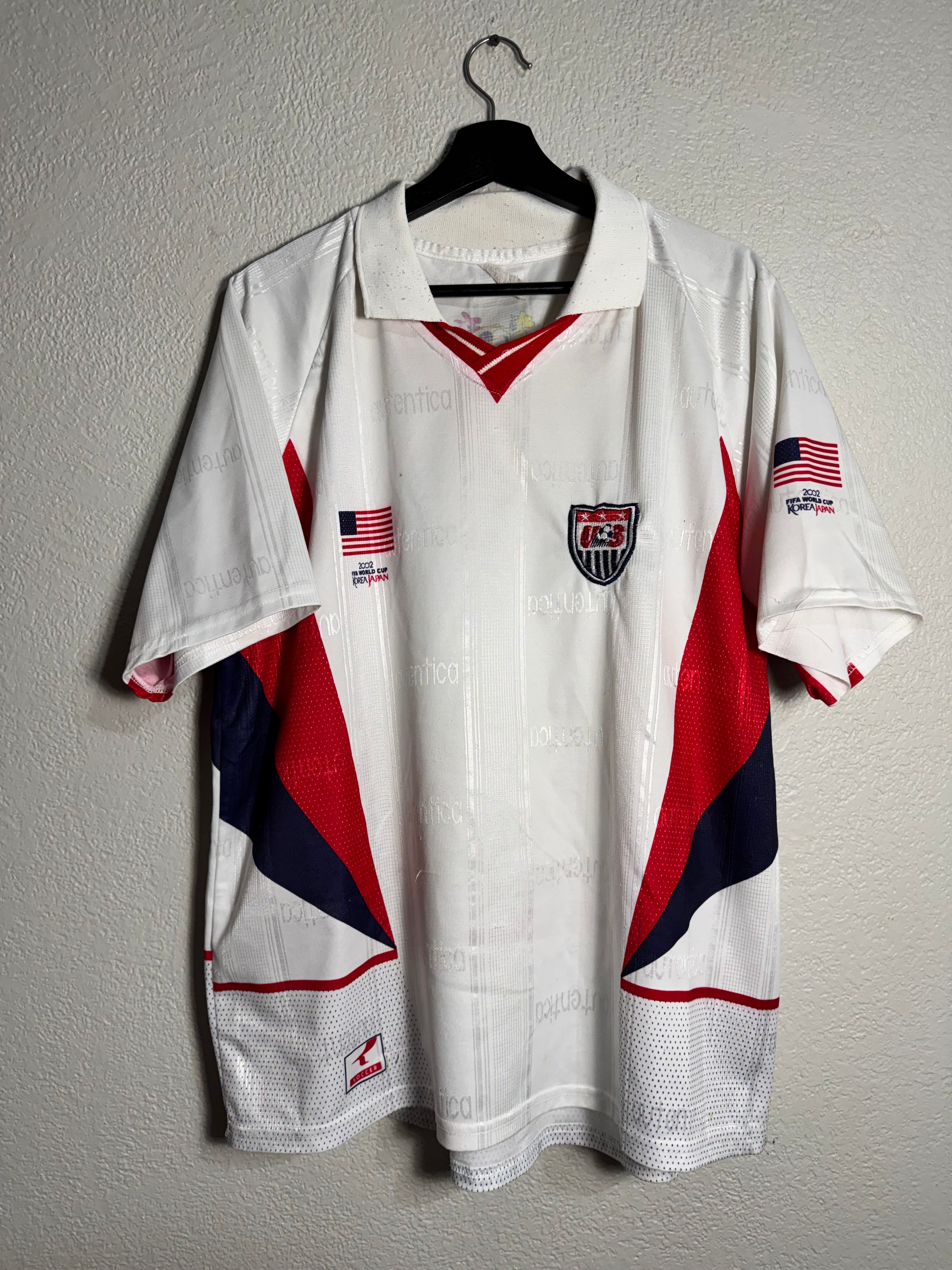 Vintage USA Mexican BOOT 2002 World Cup Jersey Size XL