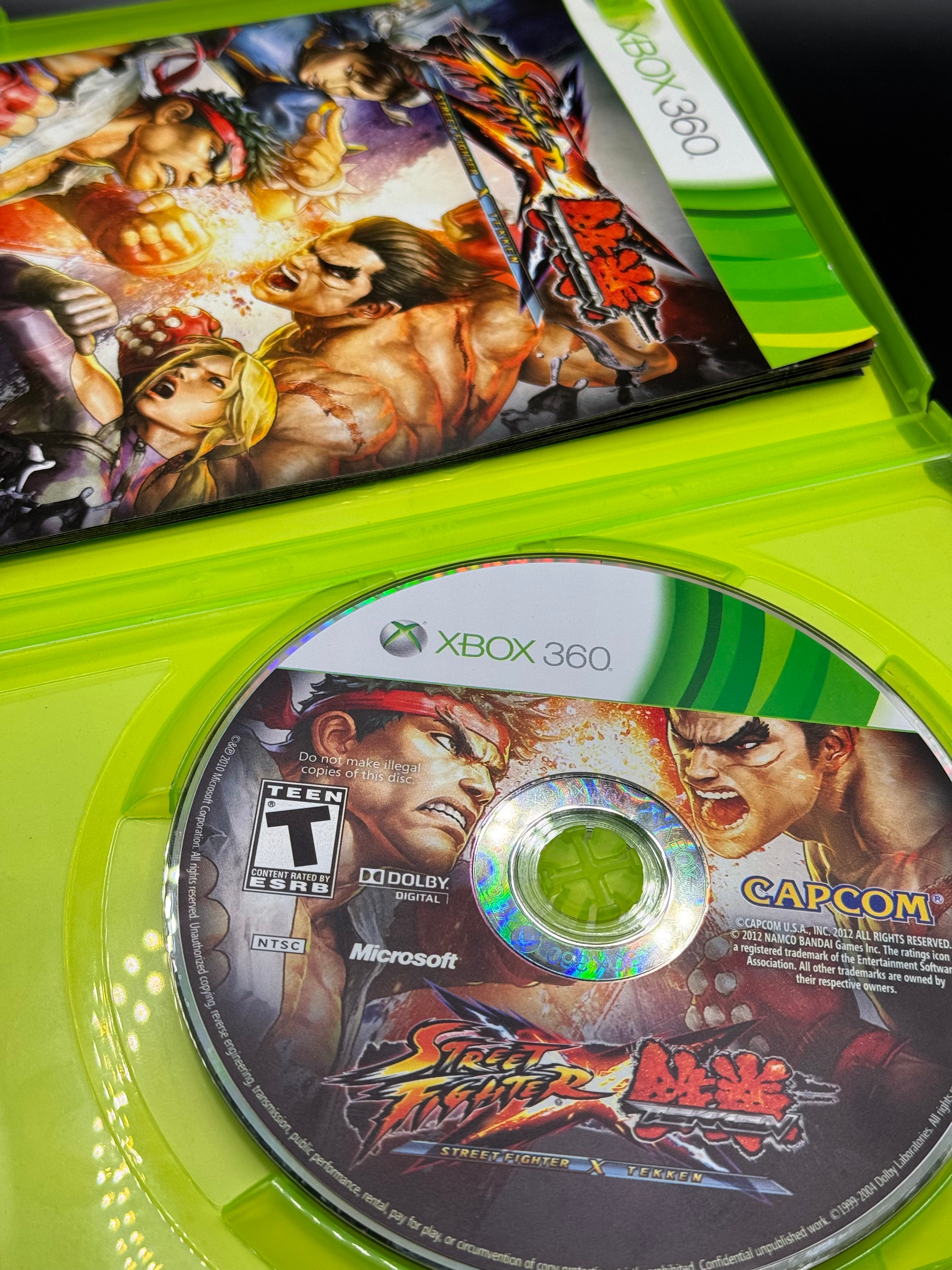 XBOX 360 Street Fighter X Tekken 2012 Complete in Box
