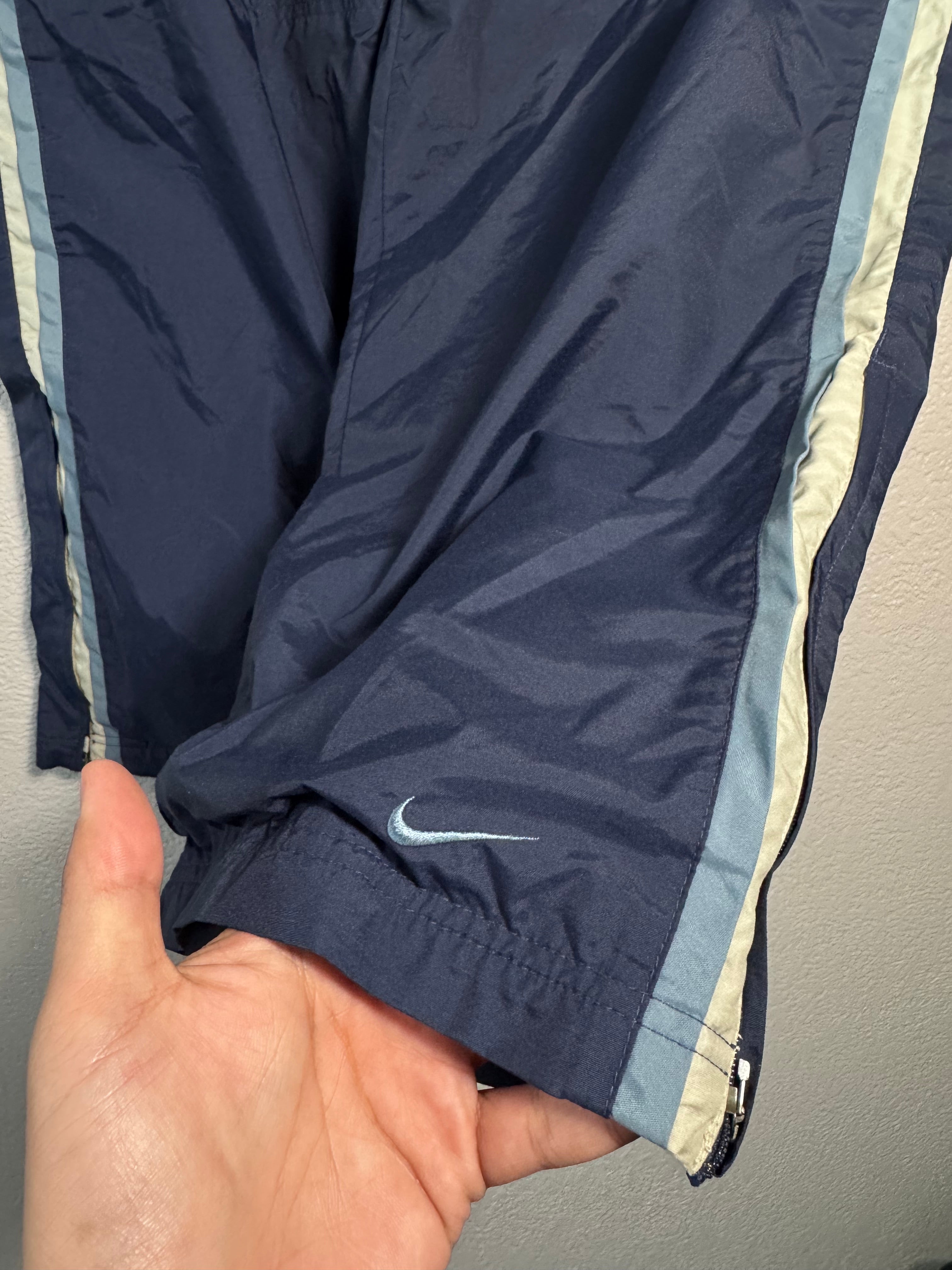 Nike Navy/Baby Blue Track Pants