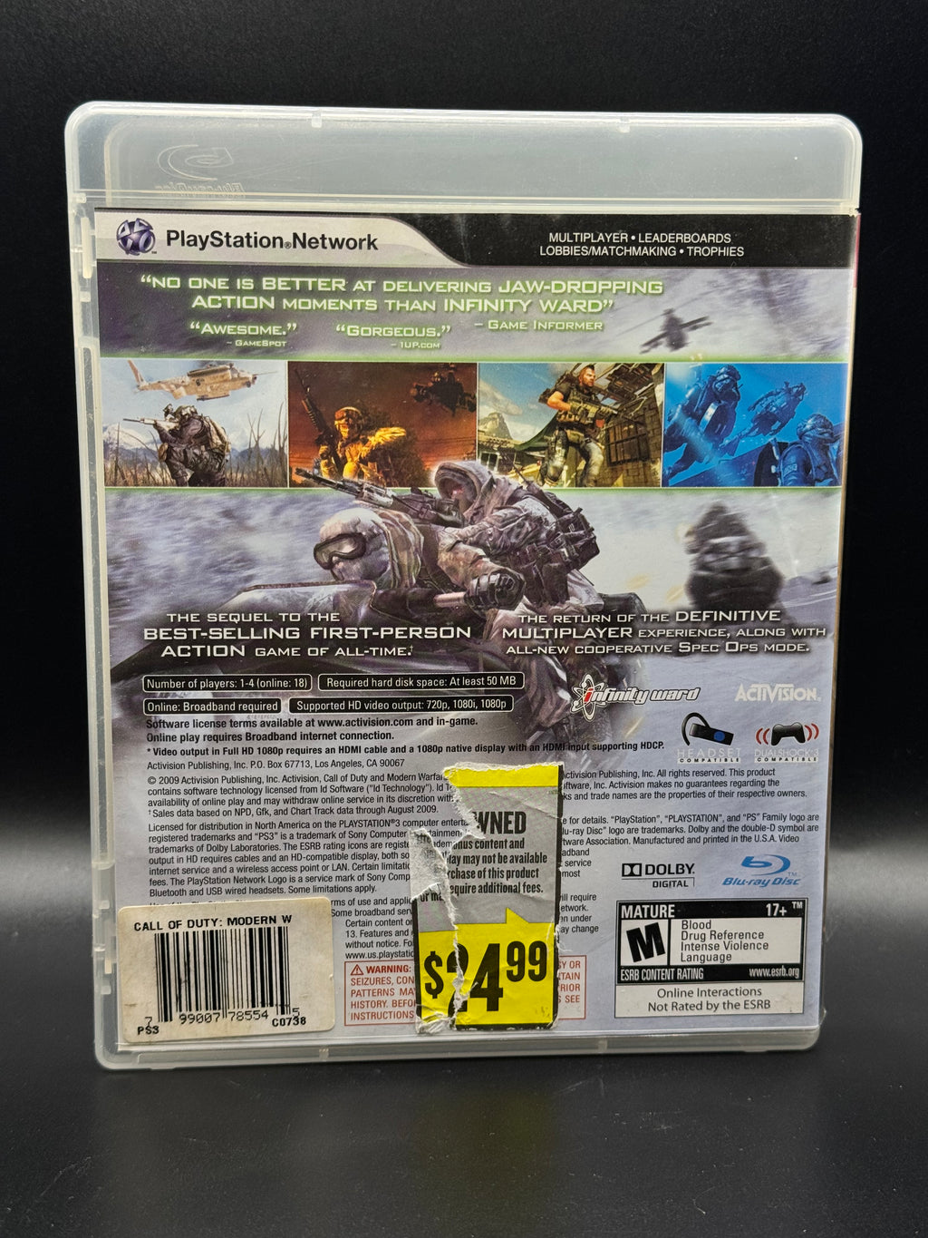 PS3 Call of Duty: Modern Warfare 2 Complete in Box