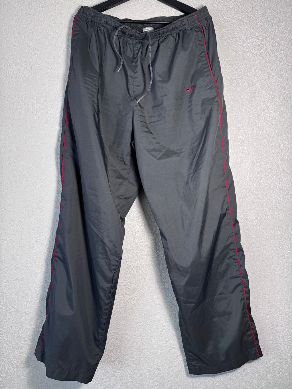 Nike Dark Grey/Burgundy Track Pants