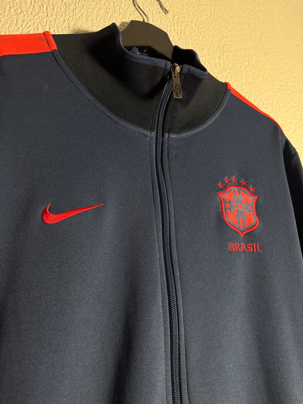 RARE Nike Brazil Soccer N98 Track Jacket “Brasil Blue Pack” Vintage LE Men’s XL