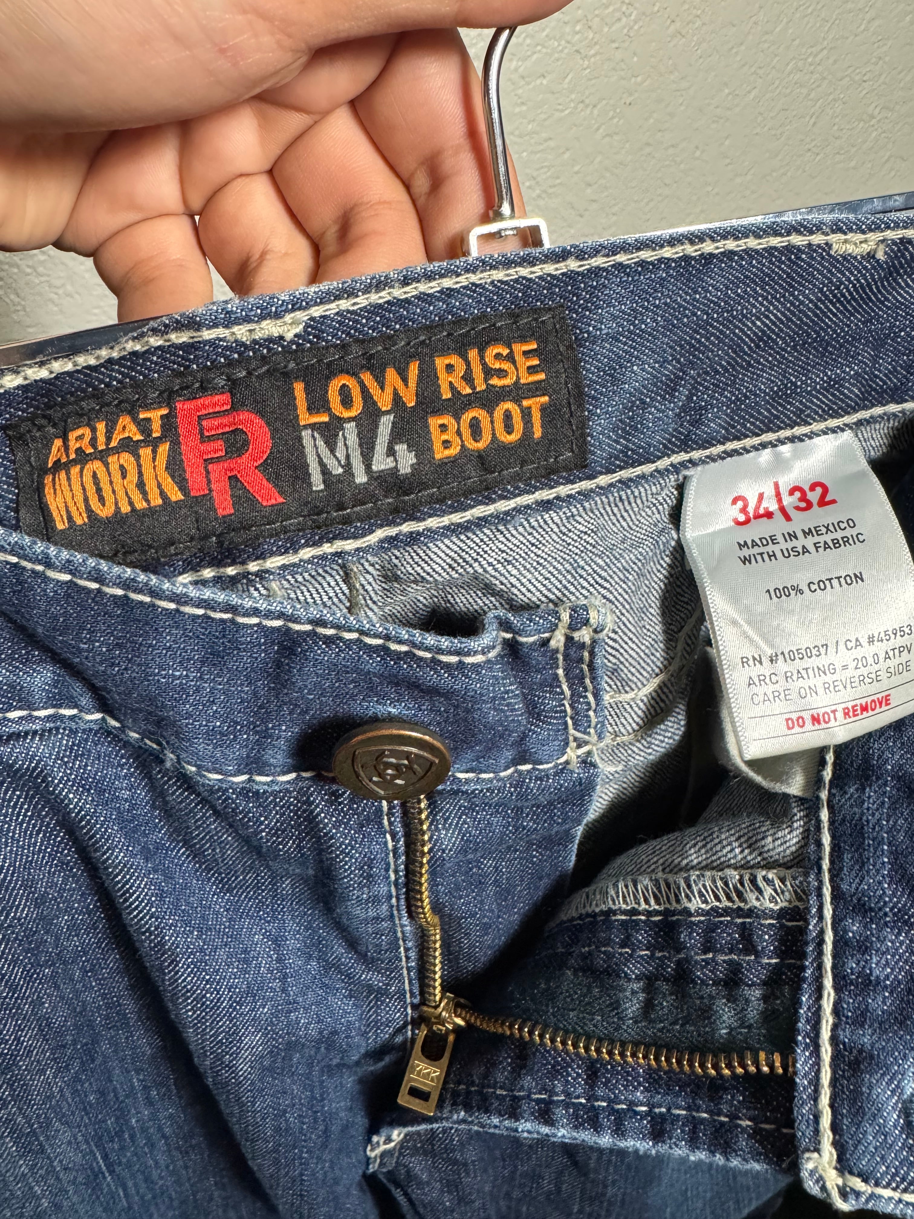 Ariat FR Pants  M4 Low Rise Boot Size 34x32