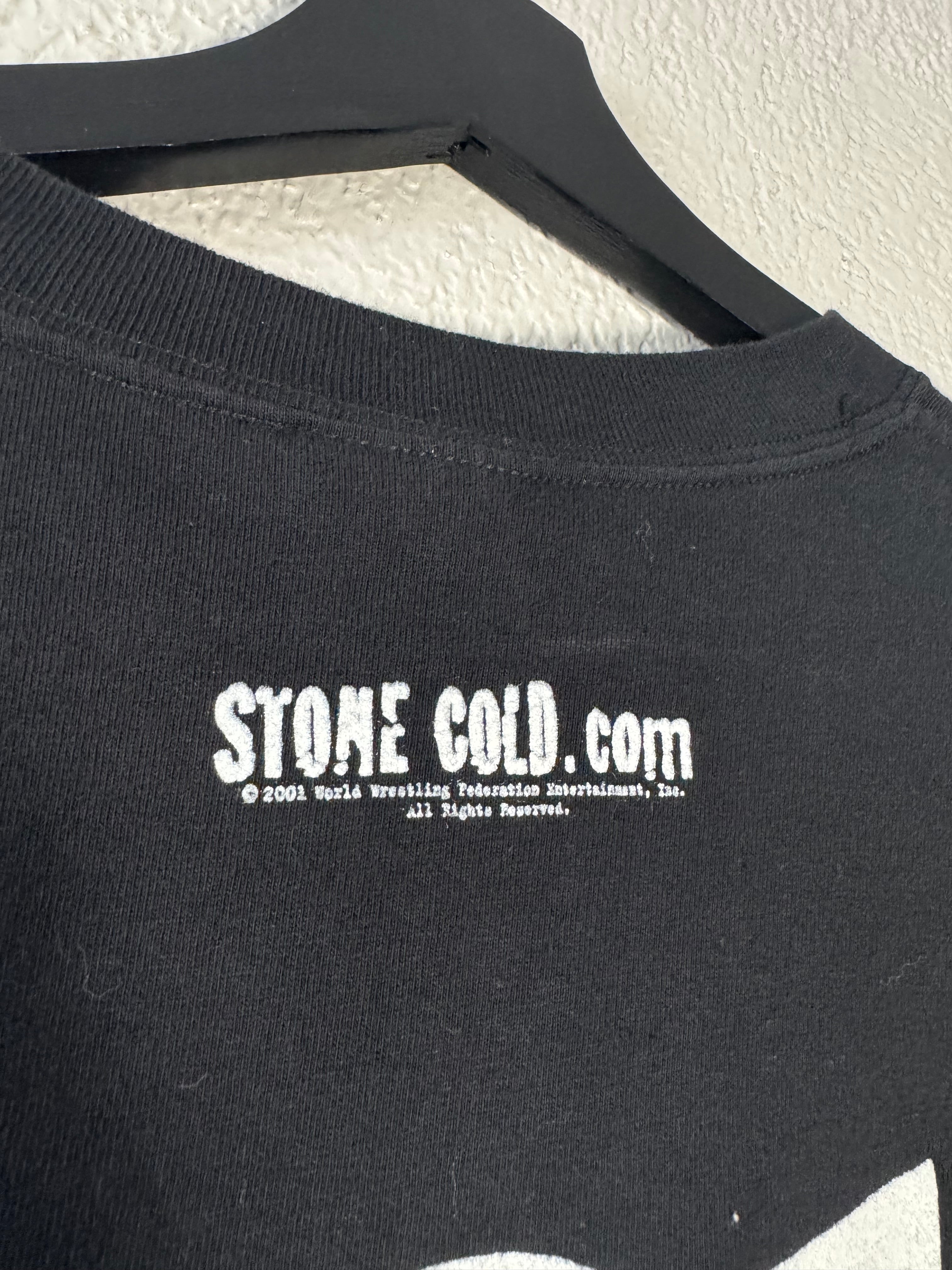 Vintage Y2K WWF STONE COLDS TEXAS VENOM AUSTIN 3:16 Size Large