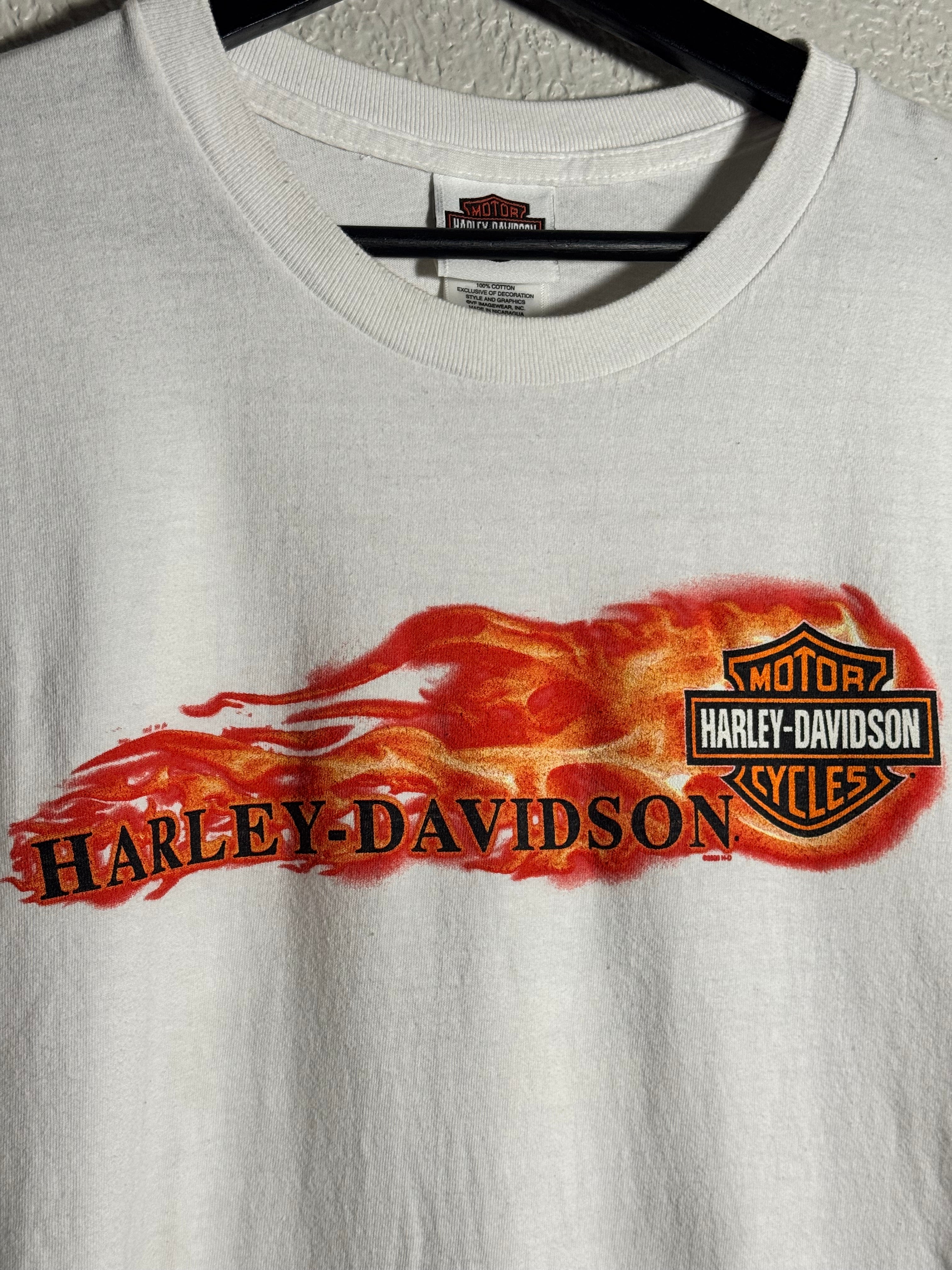 Harley Davidson Flames Shirt