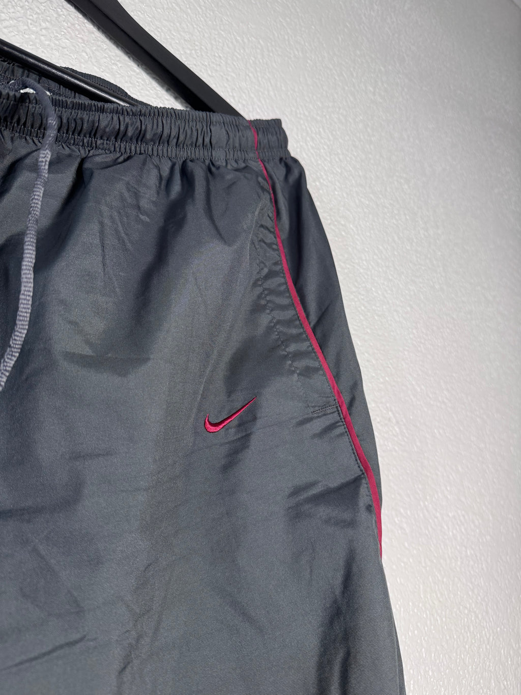 Nike Dark Grey/Burgundy Track Pants